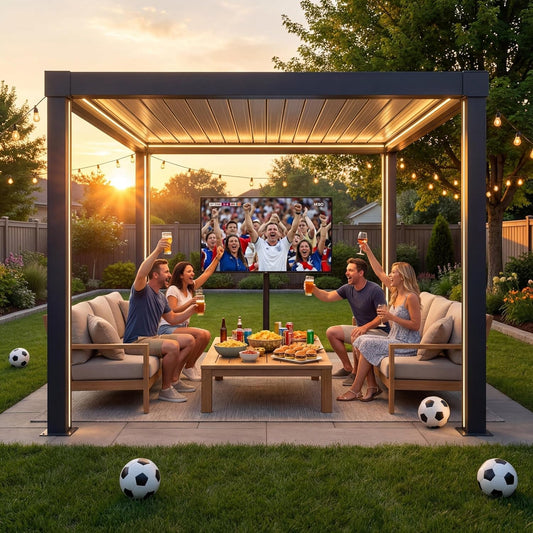 Manual vs Electric Louvred Pergola: Which Roof Control Is Right for Your UK Garden?