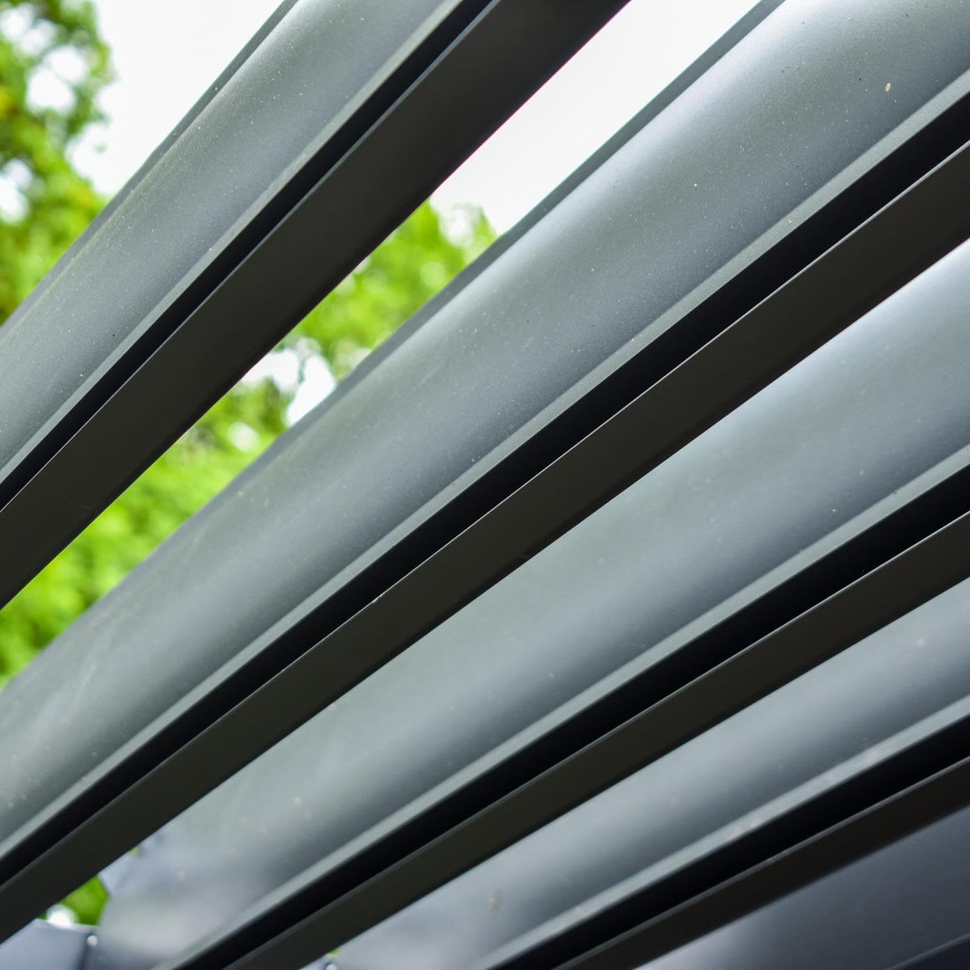 BPS Grand Full Aluminium Pergola – 100% Powder Coated | Weatherproof | 120Mm Posts | Double Louvres | Integrated Drainage | Easy Assembly (3 X 3)