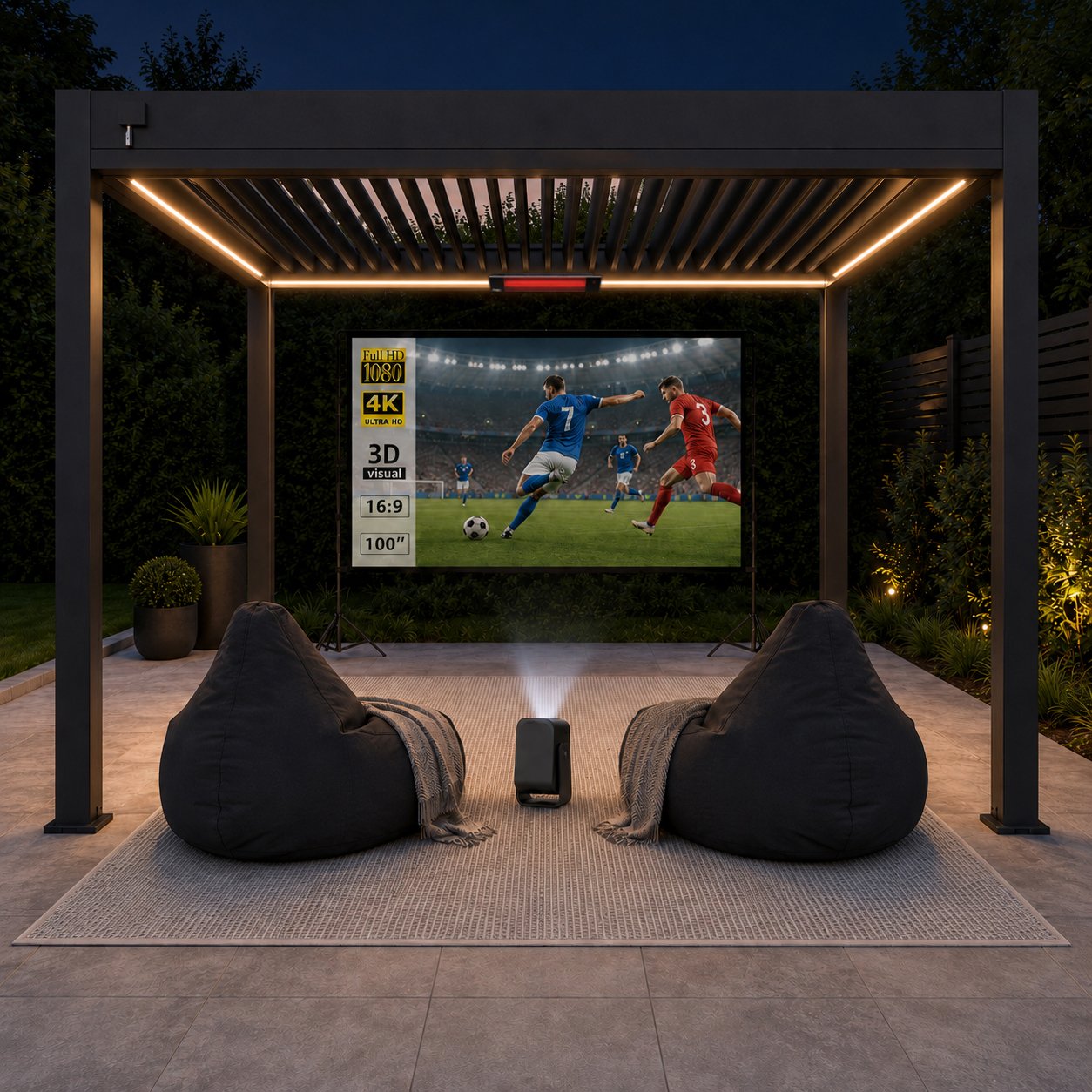 Outdoor Cinema Bundle – Essentials (3×3m)