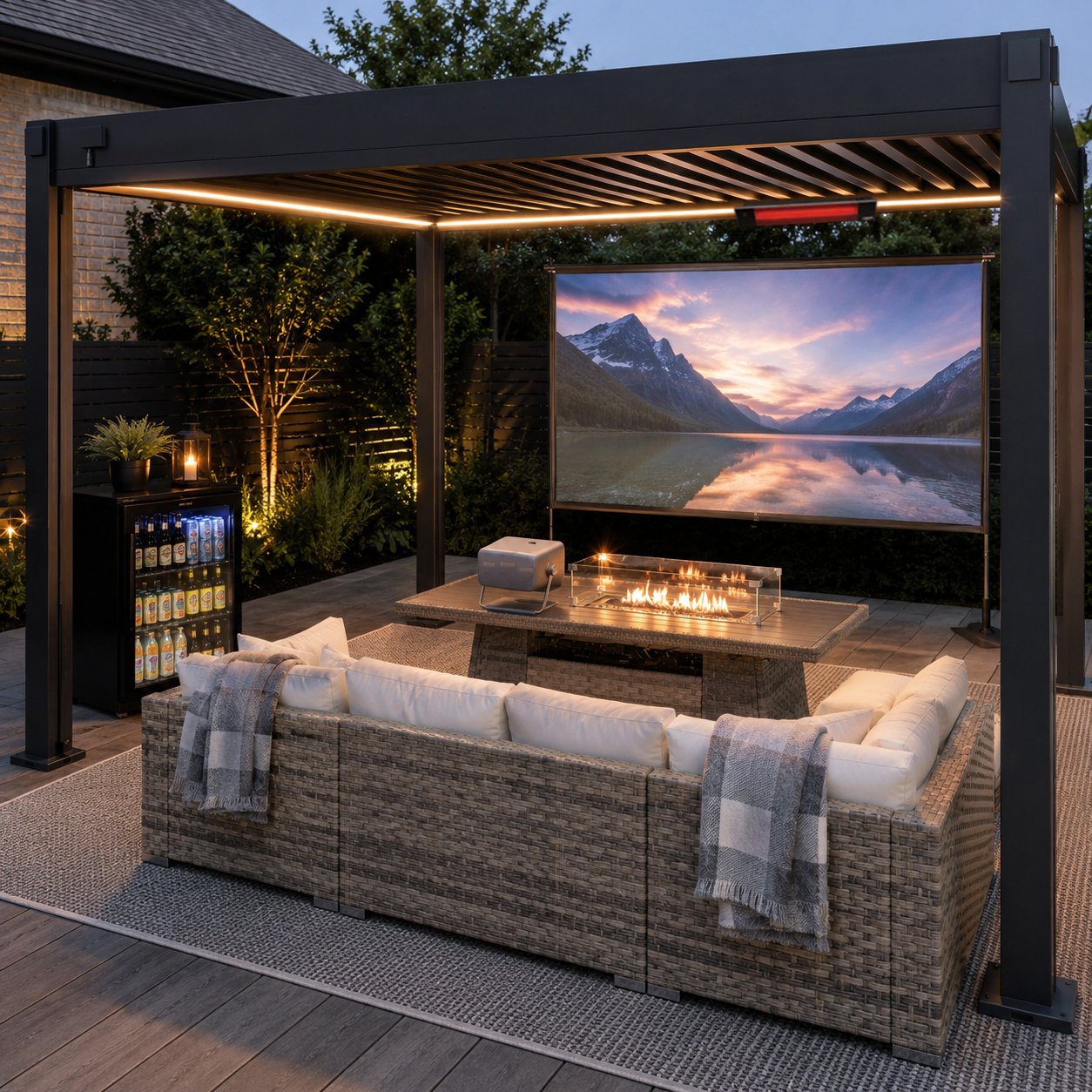Outdoor Cinema Pergolas