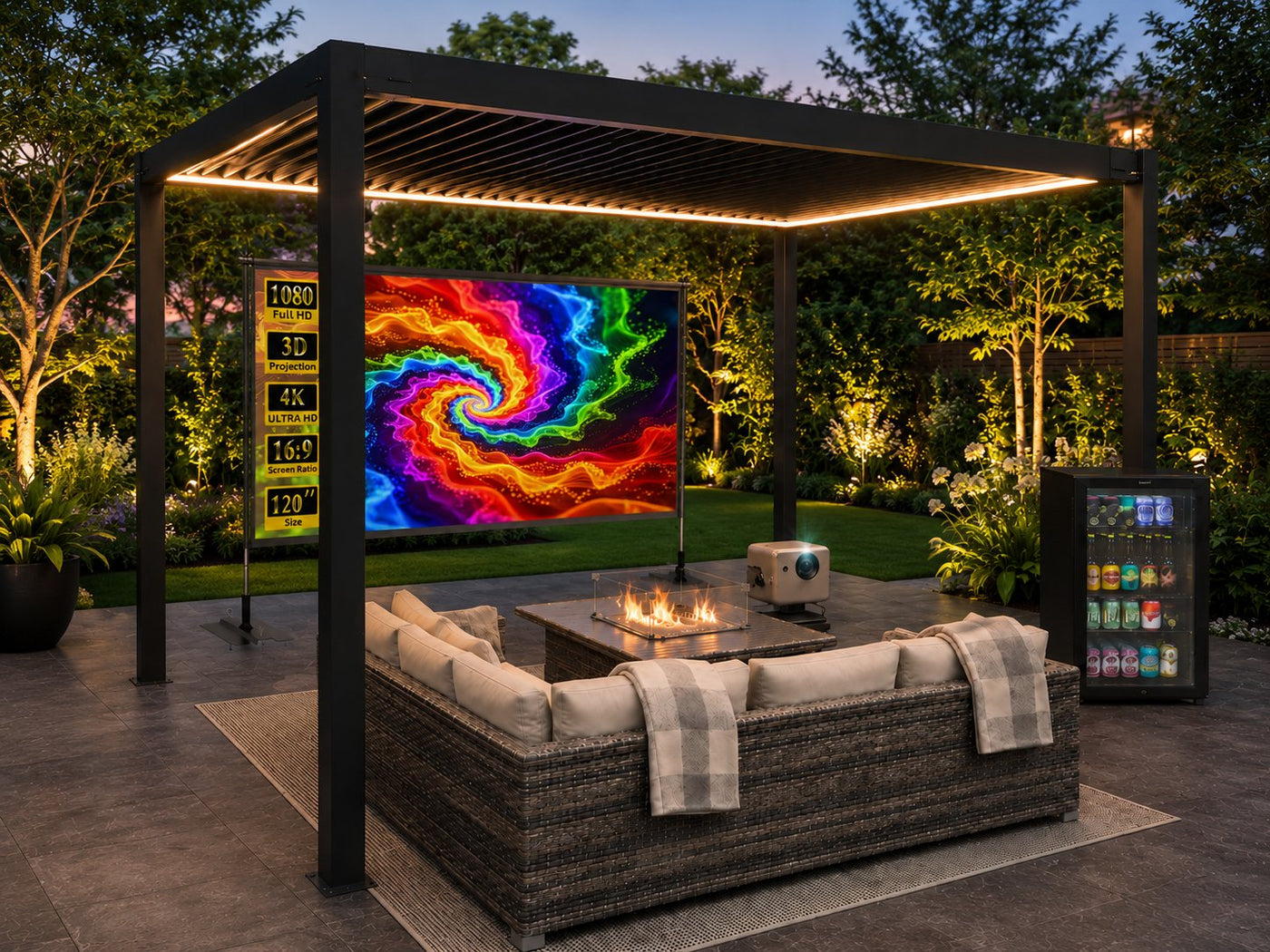 Outdoor Cinema Bundle – Signature (4×3m)