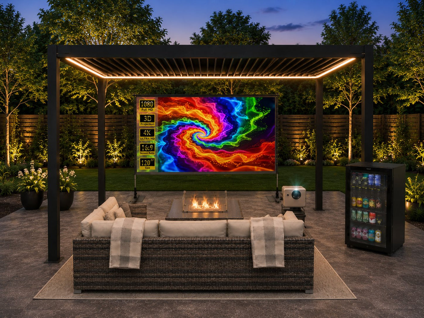 Outdoor Cinema Bundle – Signature (4×3m)