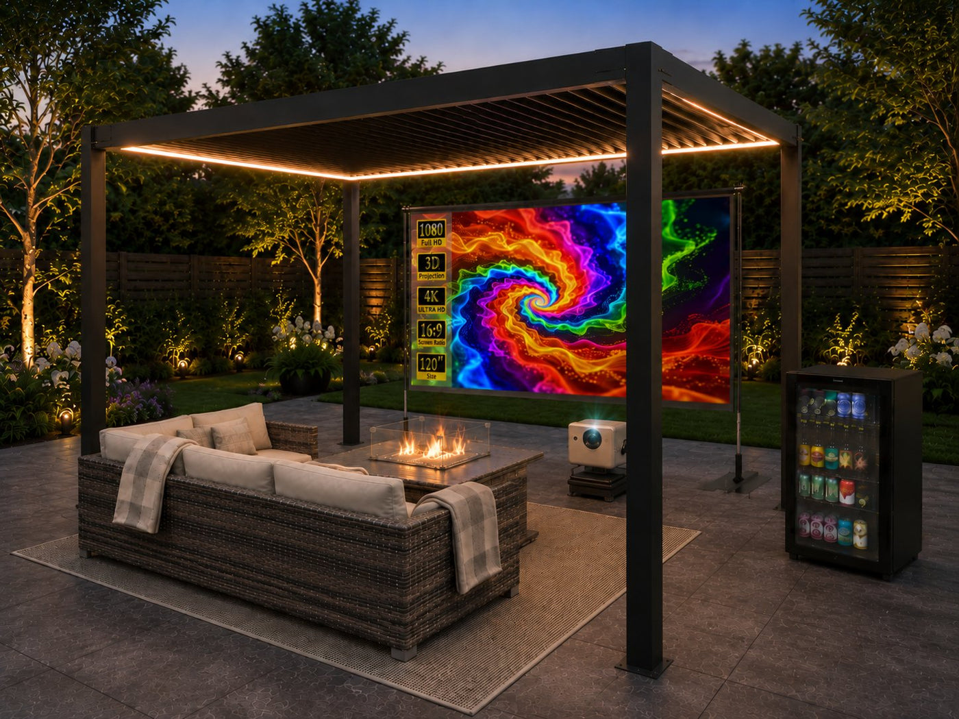 Outdoor Cinema Bundle – Signature (4×3m)