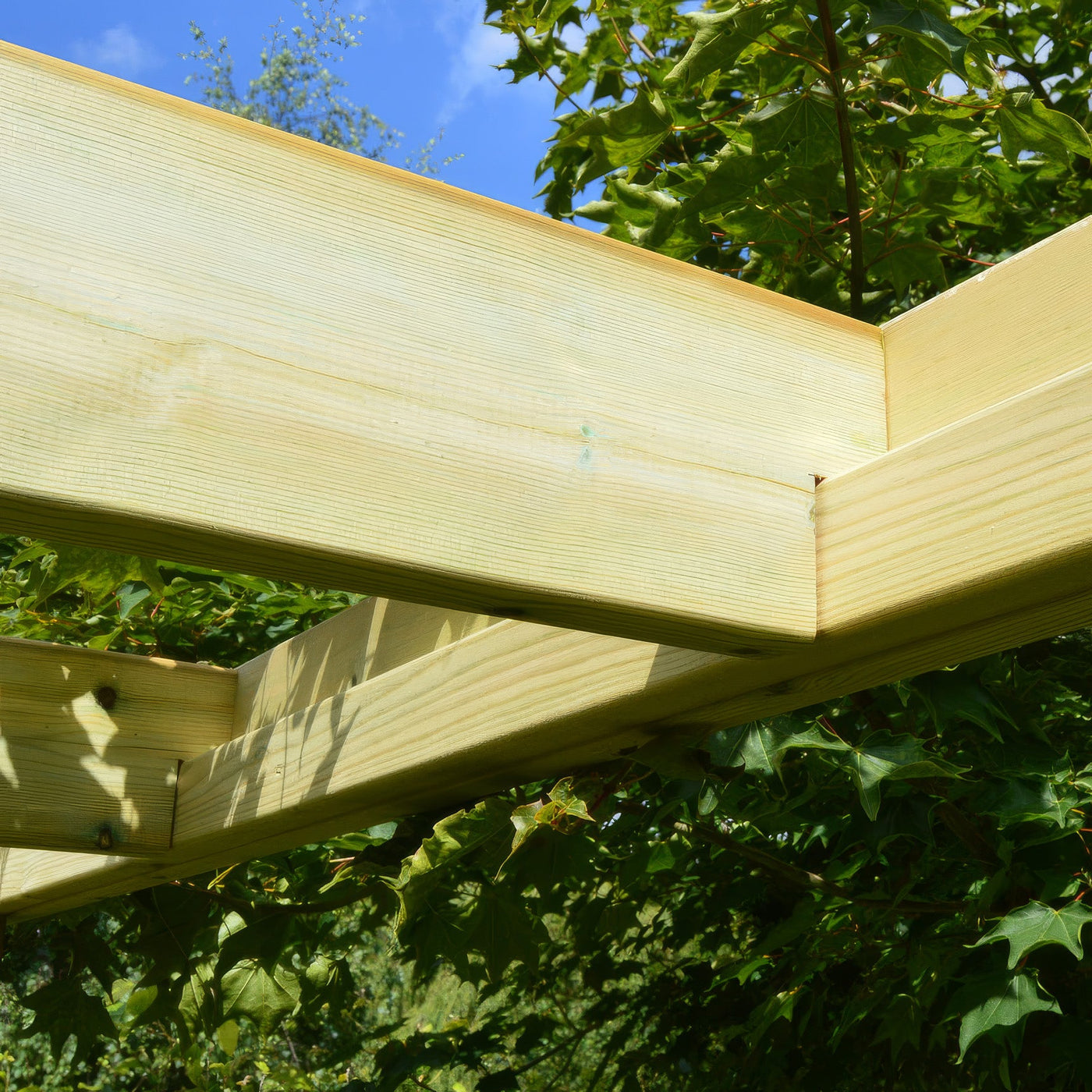 Freestanding Box Pergola - Light Green - 1.8m Width x 6m Length - image 8
