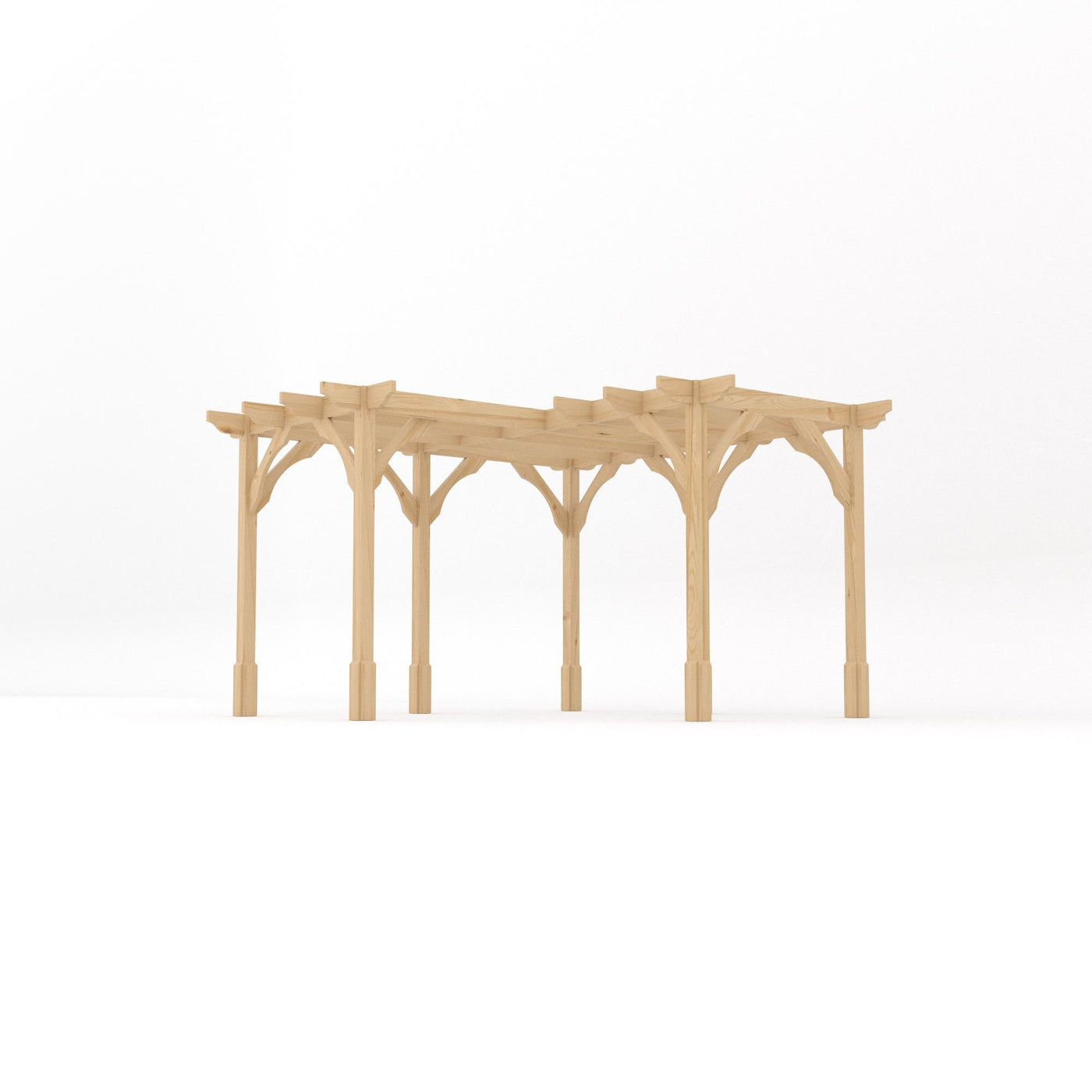 Freestanding Corner Premium Pergola - Light Green - 3.6m Width x 3.6m Length - image 5