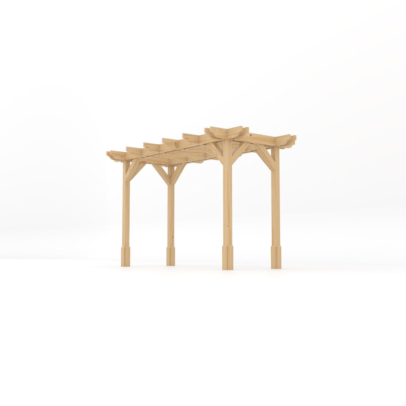 Freestanding Double Premium Pergola - Light Green - 1.8m Width x 3.6m Length - image 2