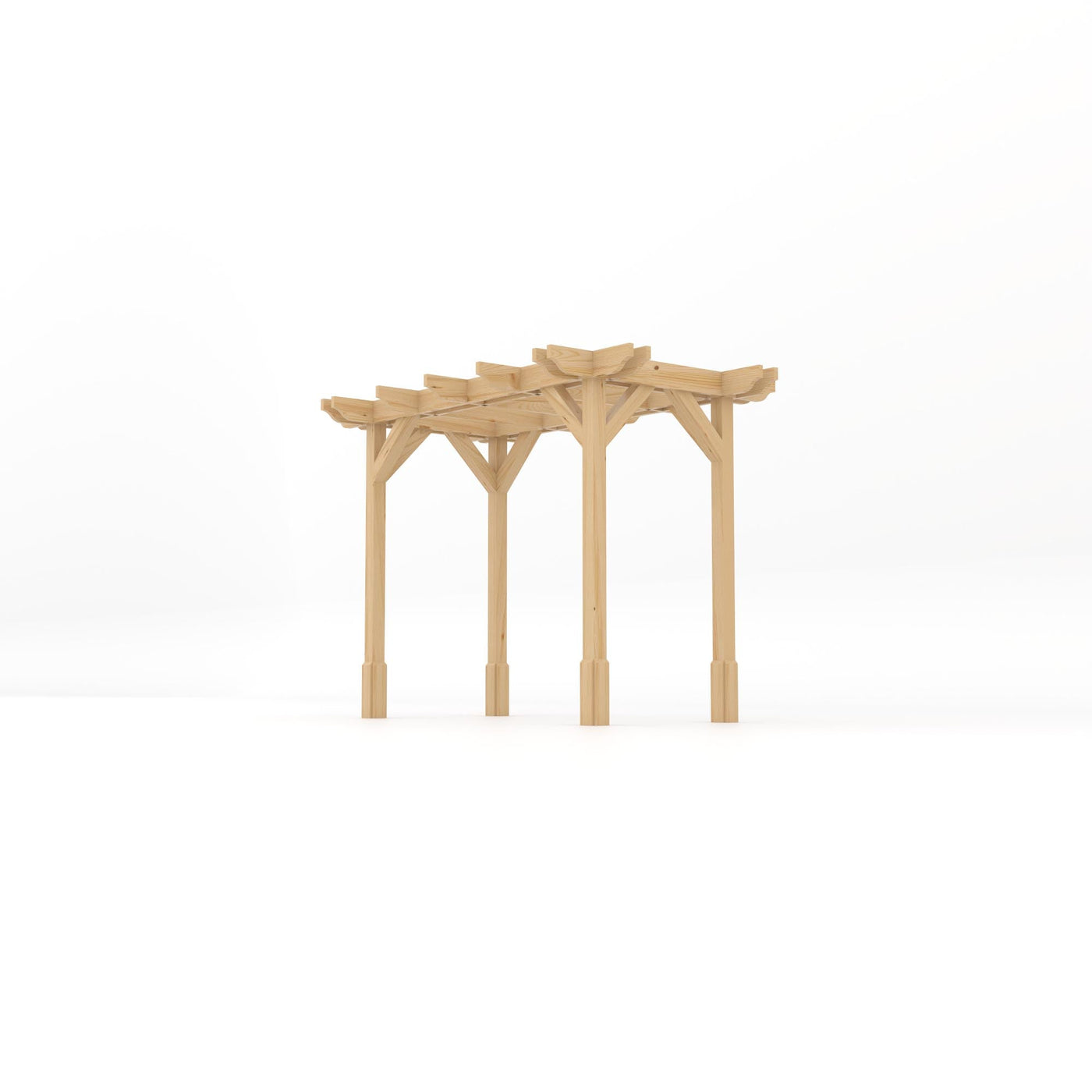Freestanding Double Premium Pergola - Light Green - 1.8m Width x 3m Length - image 2