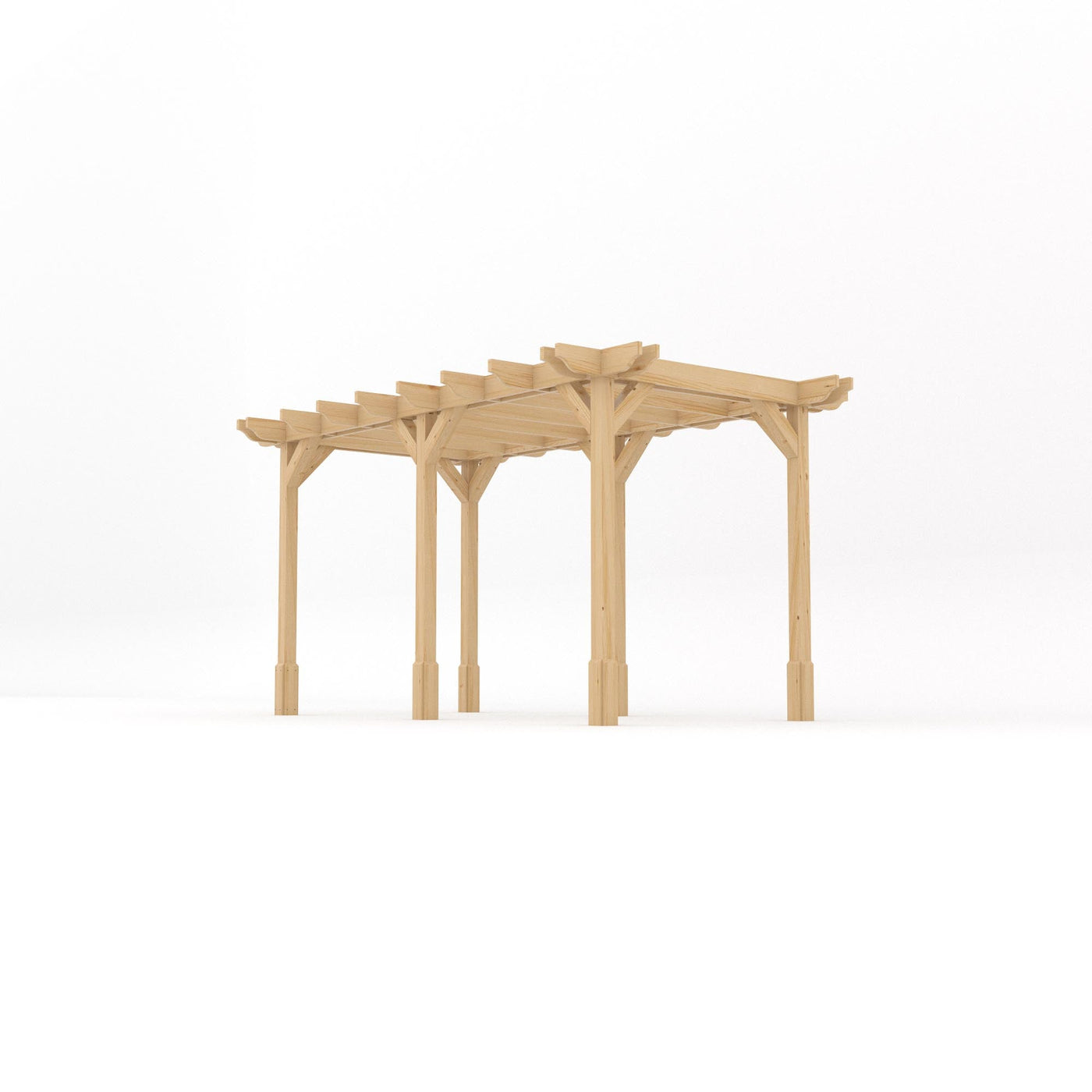 Freestanding Double Premium Pergola - Light Green - 1.8m Width x 4.2m Length - image 2