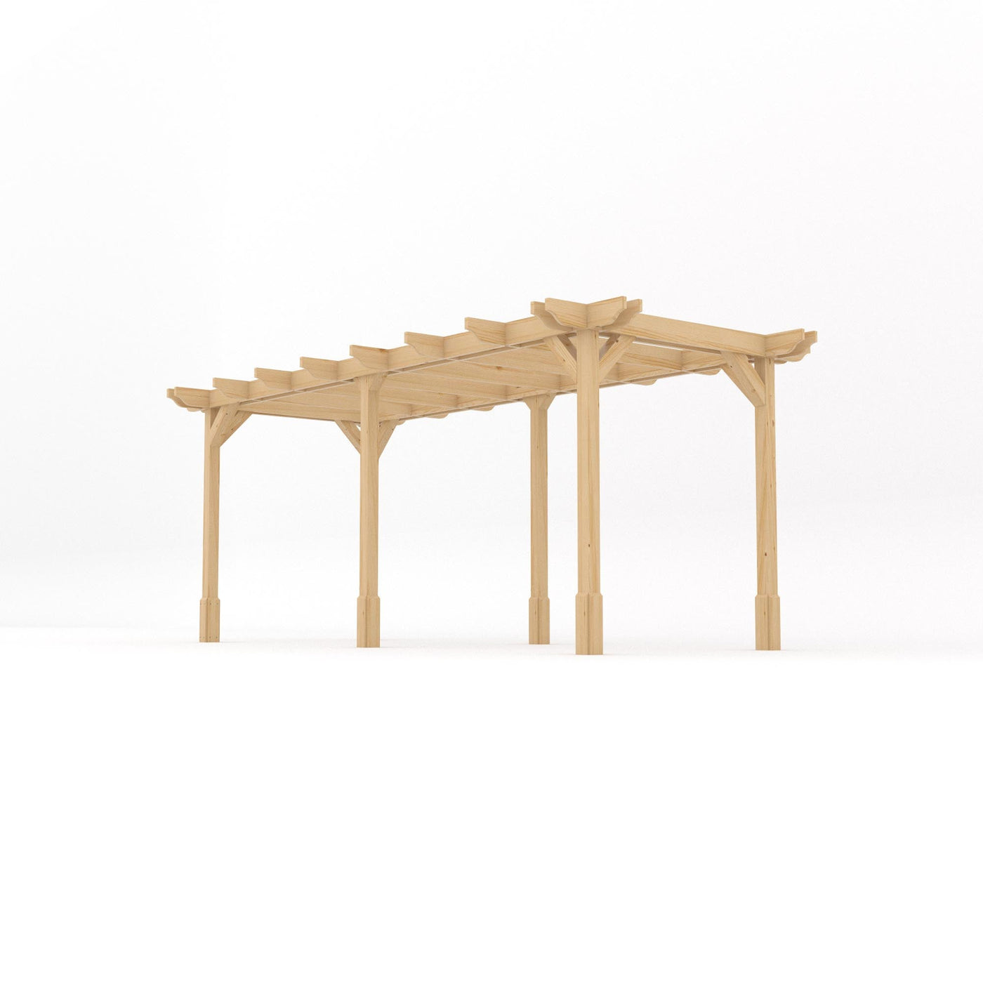 Freestanding Double Premium Pergola - Light Green - 3m Width x 5.4m Length - image 2