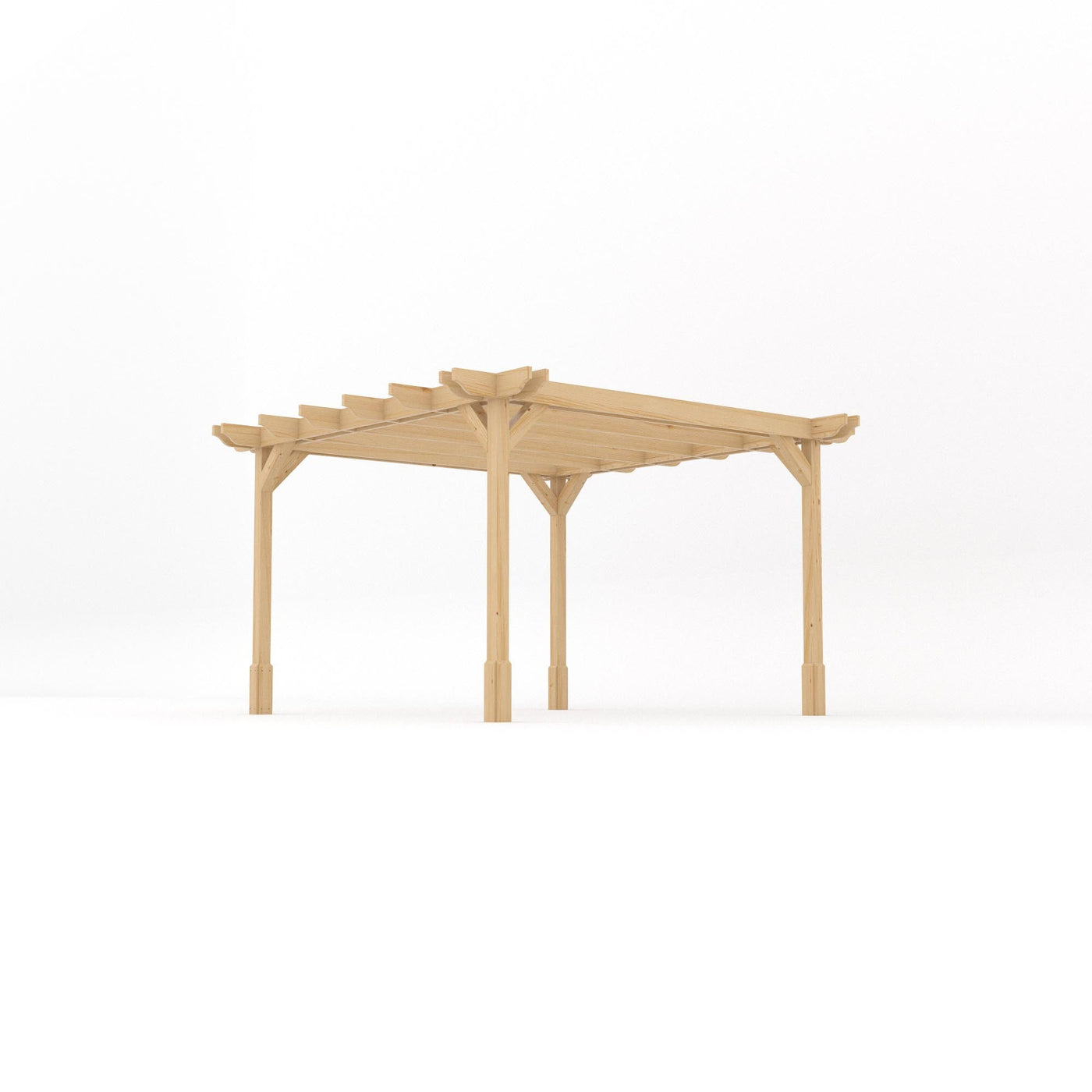Freestanding Double Premium Pergola - Light Green - 3.6m Width x 3.6m Length - image 2