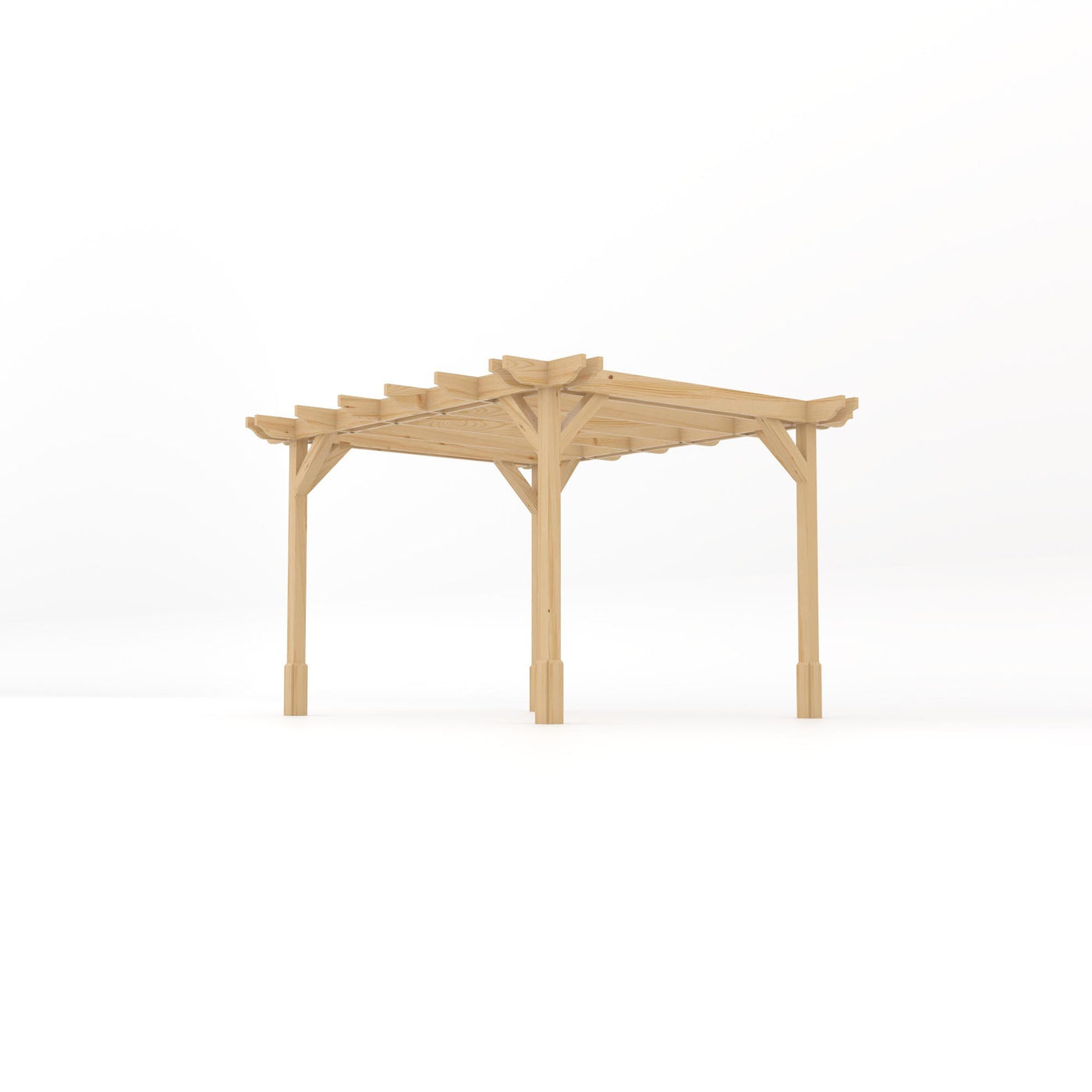 Freestanding Double Premium Pergola - Light Green - 3m Width x 3.6m Length - image 2
