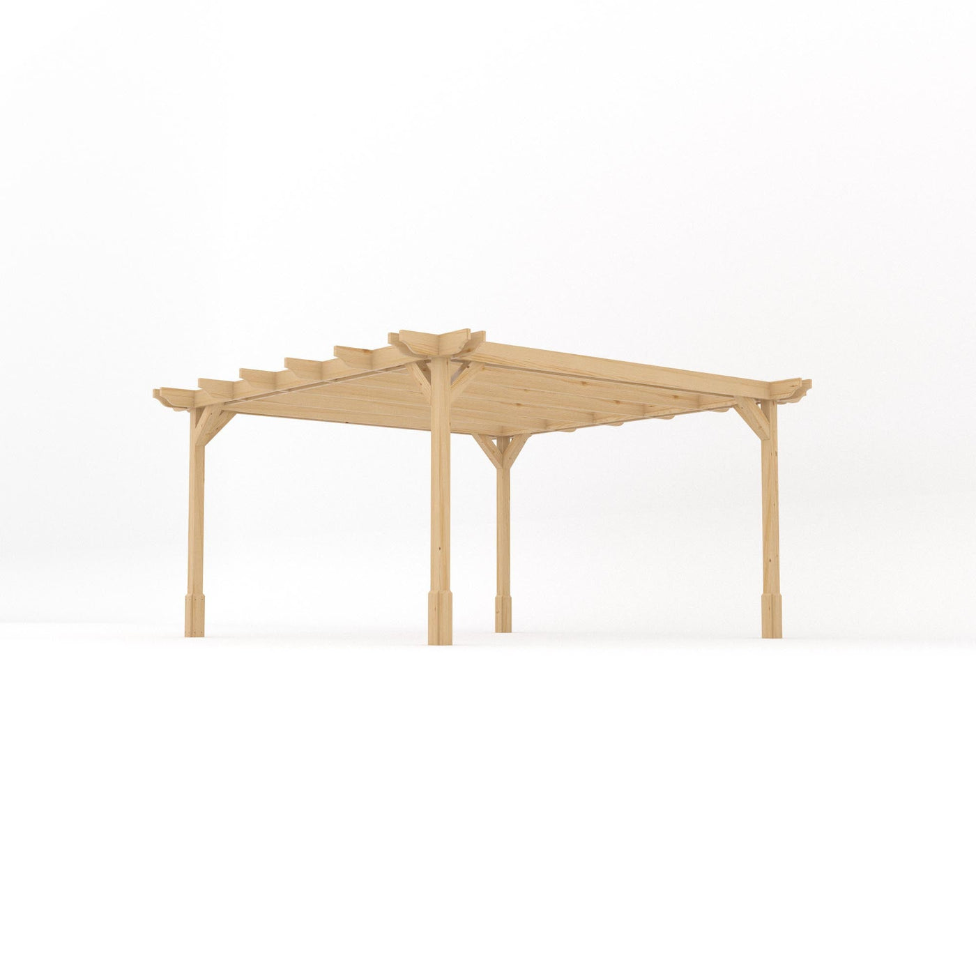 Freestanding Double Premium Pergola - Light Green - 4.2m Width x 4.2m Length - image 2
