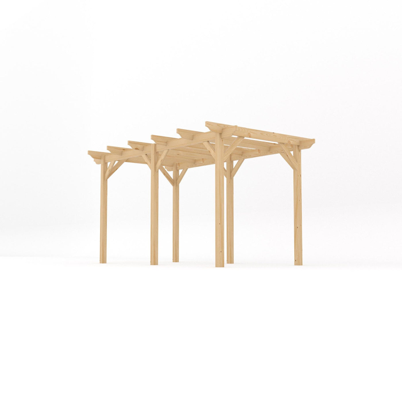 Freestanding Garden Pergola - Light Green - 4.2m Width x 4.2m Length - image 2