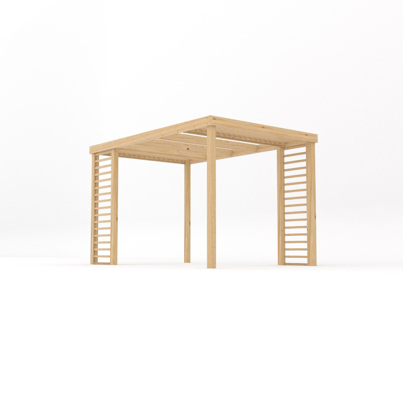 Freestanding Panel Pergola - Light Green - 2.4m Width x 3.6m Length - image 2