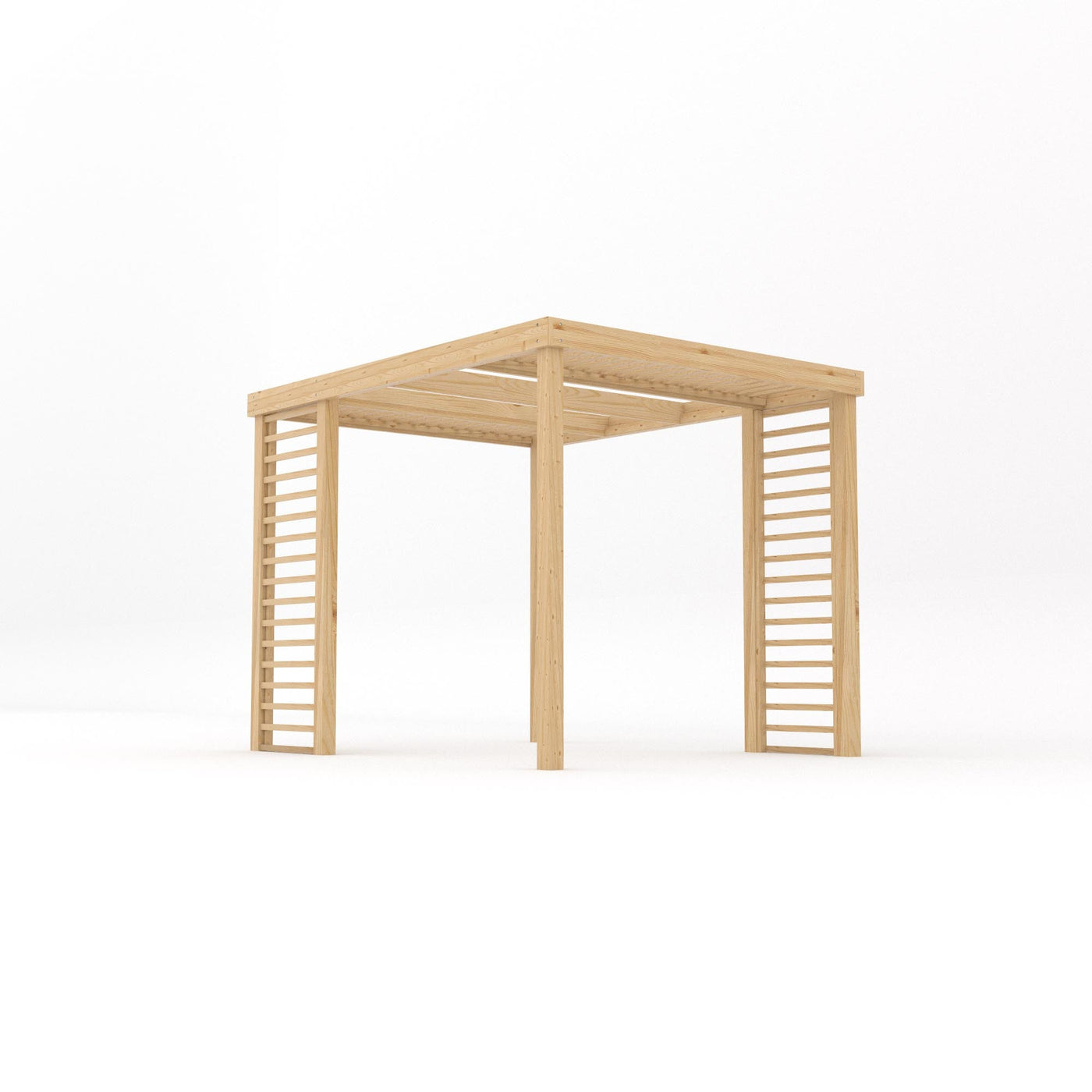 Freestanding Panel Pergola - Light Green - 2.4m Width x 3m Length - image 2