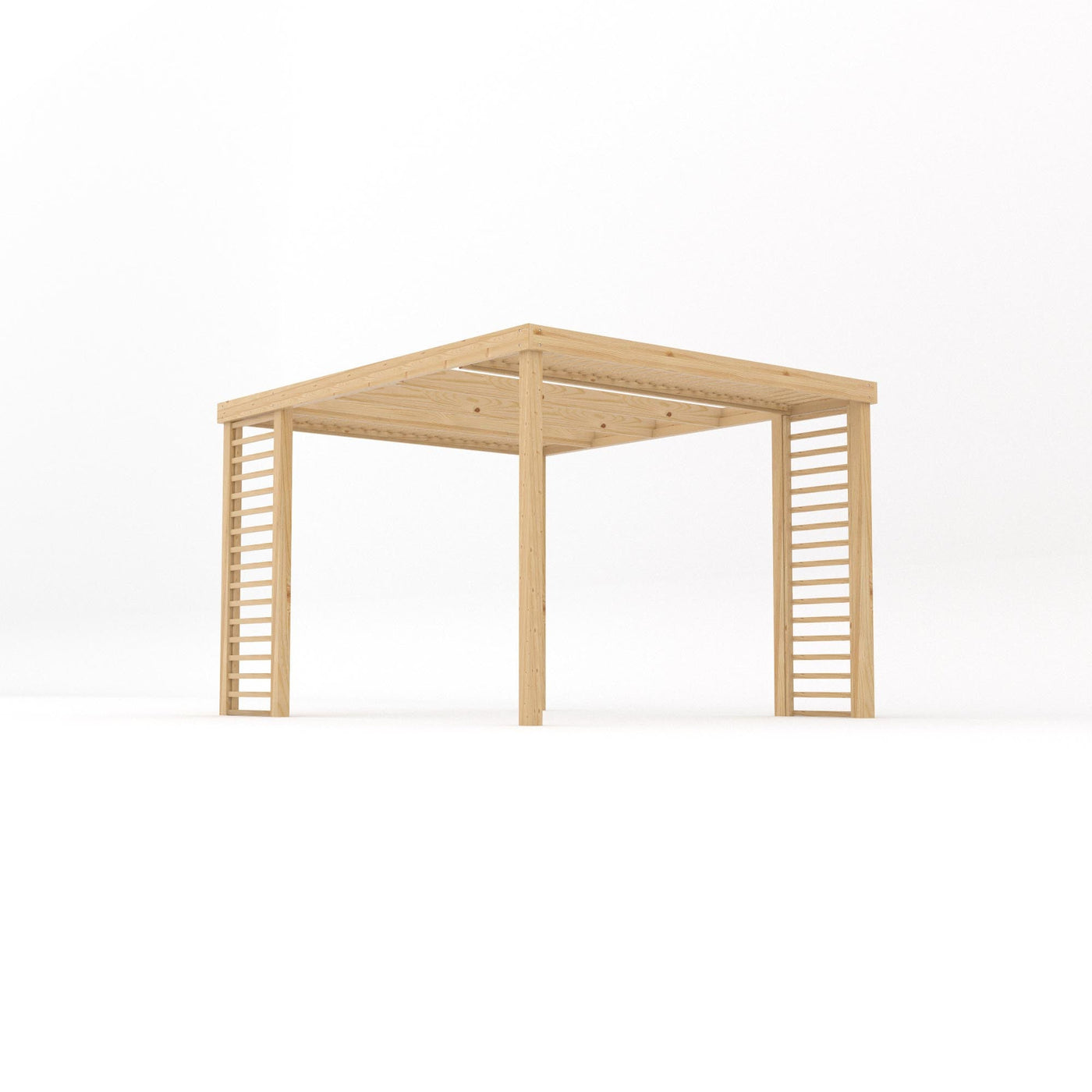 Freestanding Panel Pergola - Light Green - 3m Width x 3.6m Length - image 2