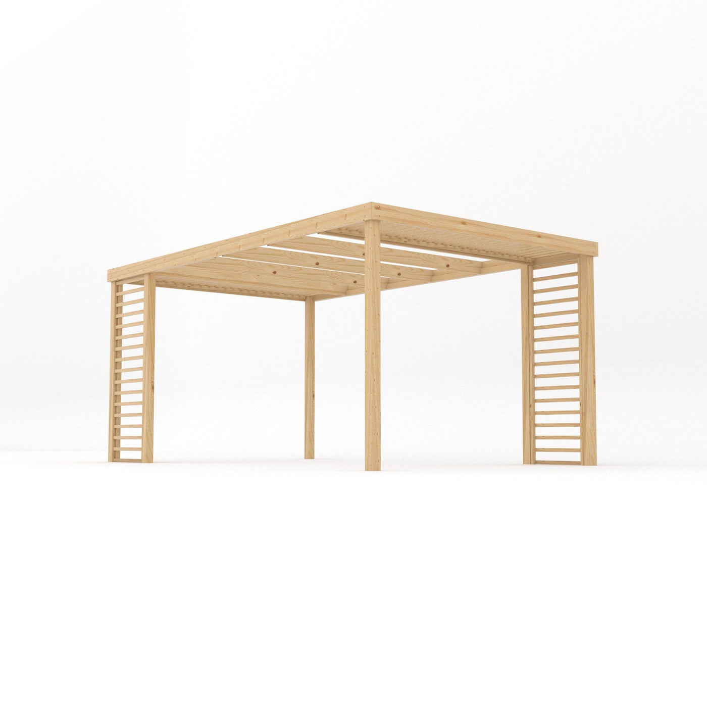 Freestanding Panel Pergola - Light Green - 3m Width x 4.8m Length - image 2
