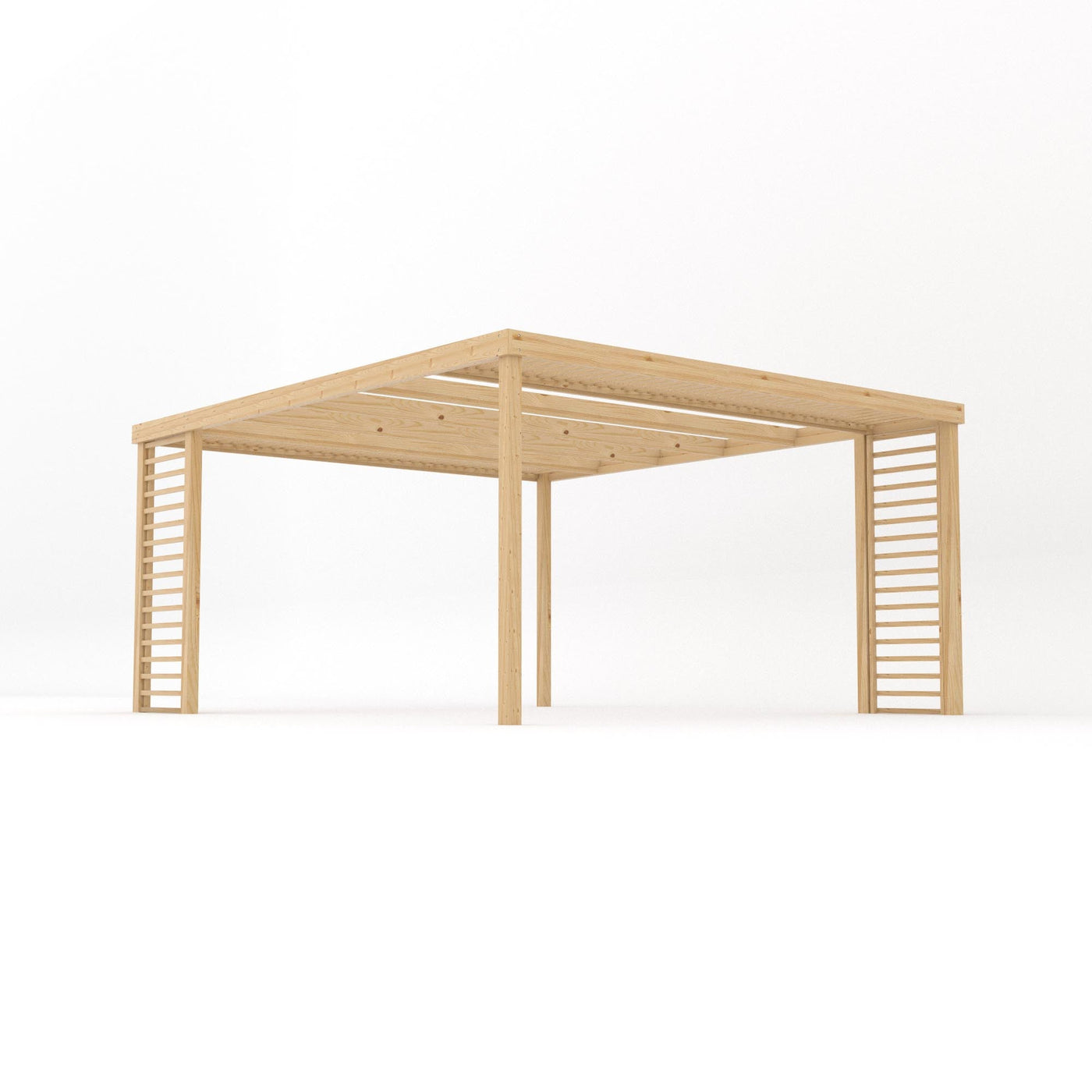 Freestanding Panel Pergola - Light Green - 4.2m Width x 4.8m Length - image 2