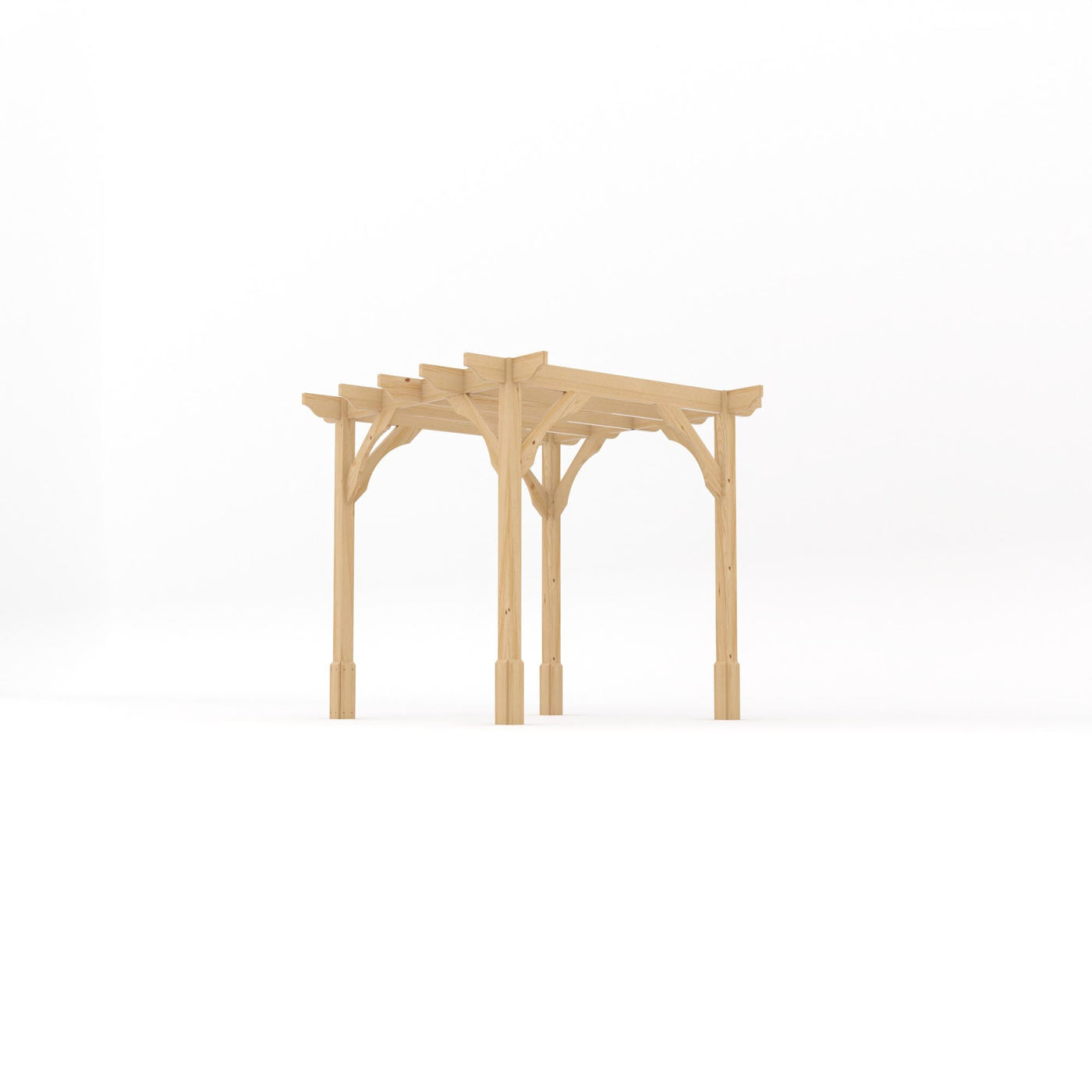 Freestanding Premium Pergola - Light Green - 2.4m Width x 2.4m Length - image 2