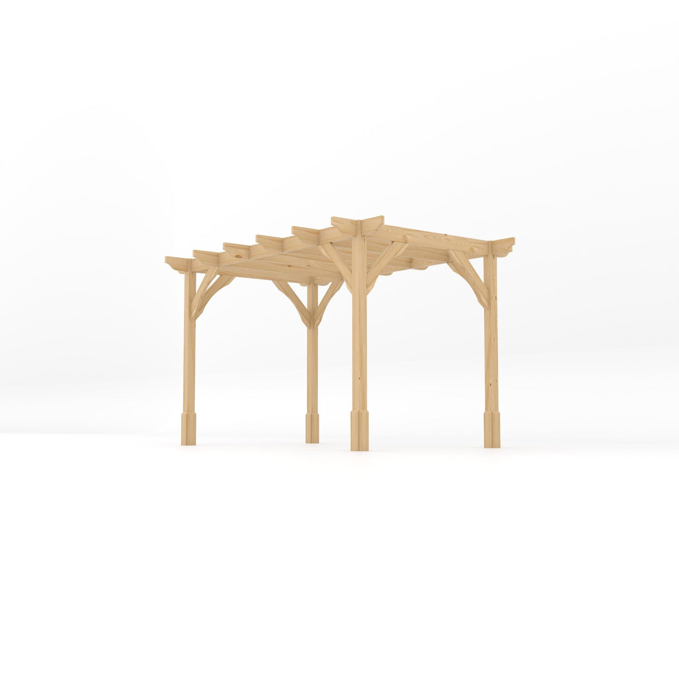 Freestanding Premium Pergola - Light Green - 2.4m Width x 3.6m Length - image 2