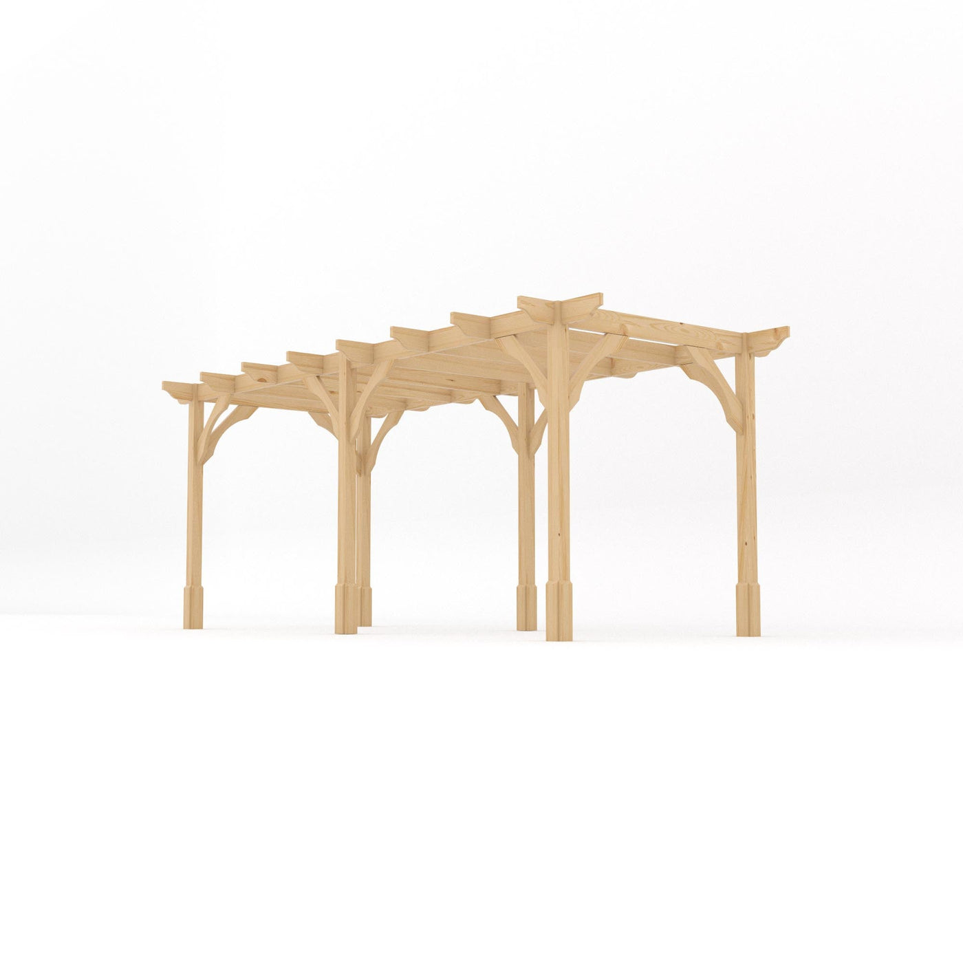 Freestanding Premium Pergola - Light Green - 2.4m Width x 5.4m Length - image 2
