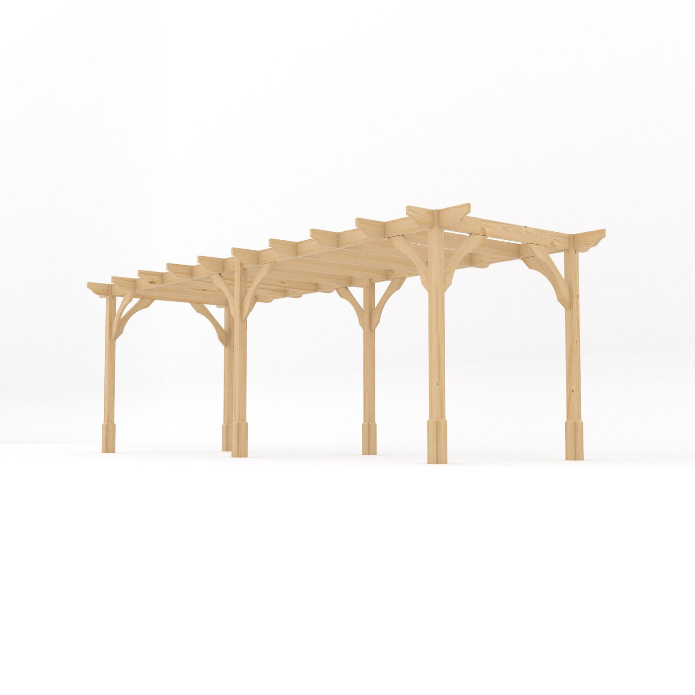 Freestanding Premium Pergola - Light Green - 3m Width x 6.6m Length - image 2