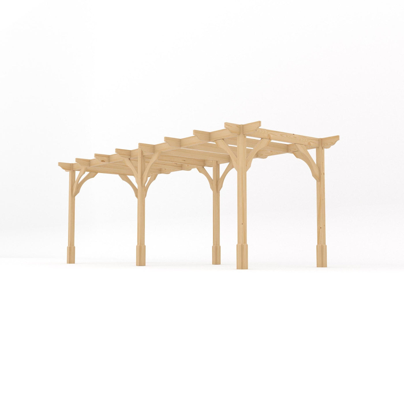 Freestanding Premium Pergola - Light Green - 4.8m Width x 6m Length - image 2