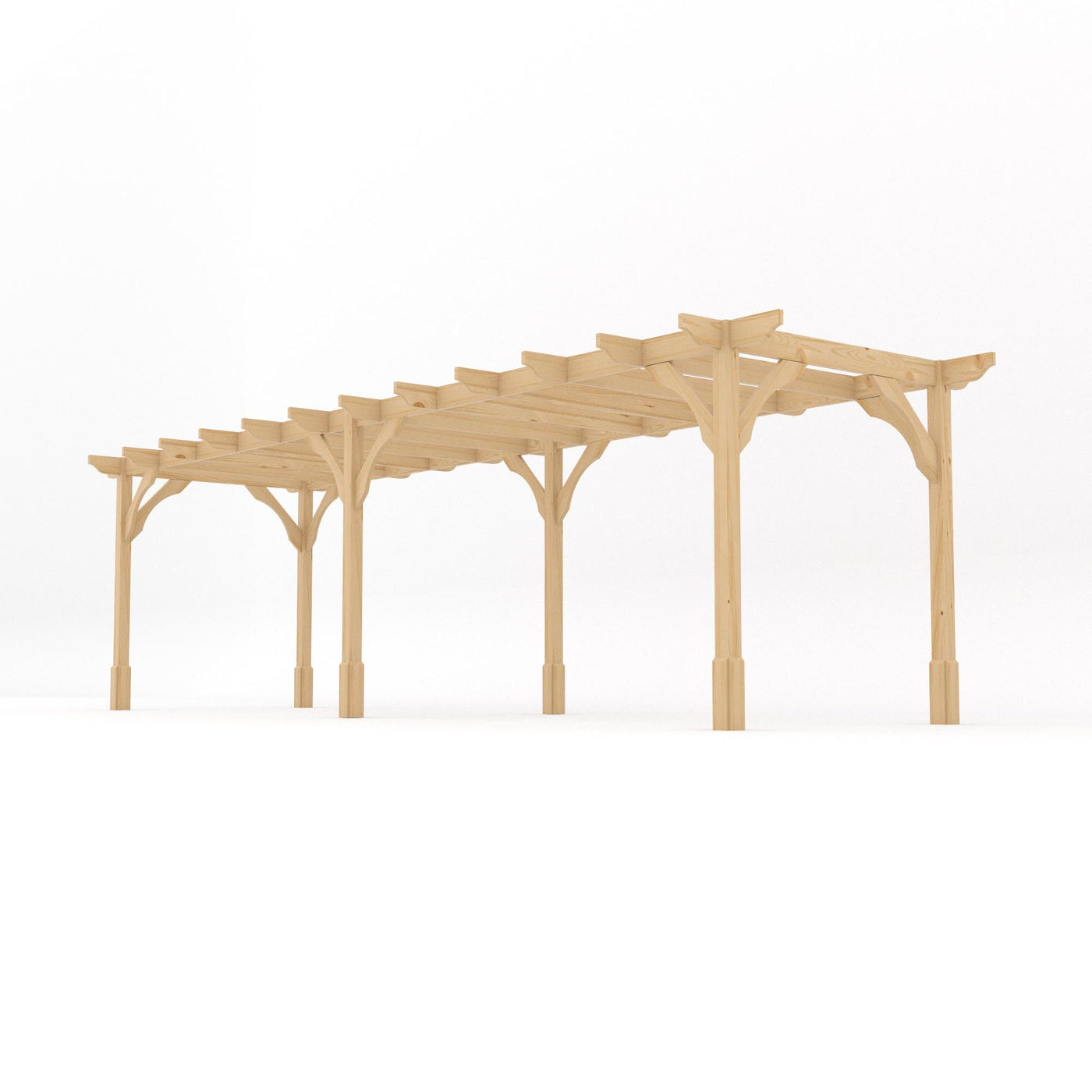 Freestanding Premium Pergola - Light Green - 2.4m Width x 7.8m Length - image 2