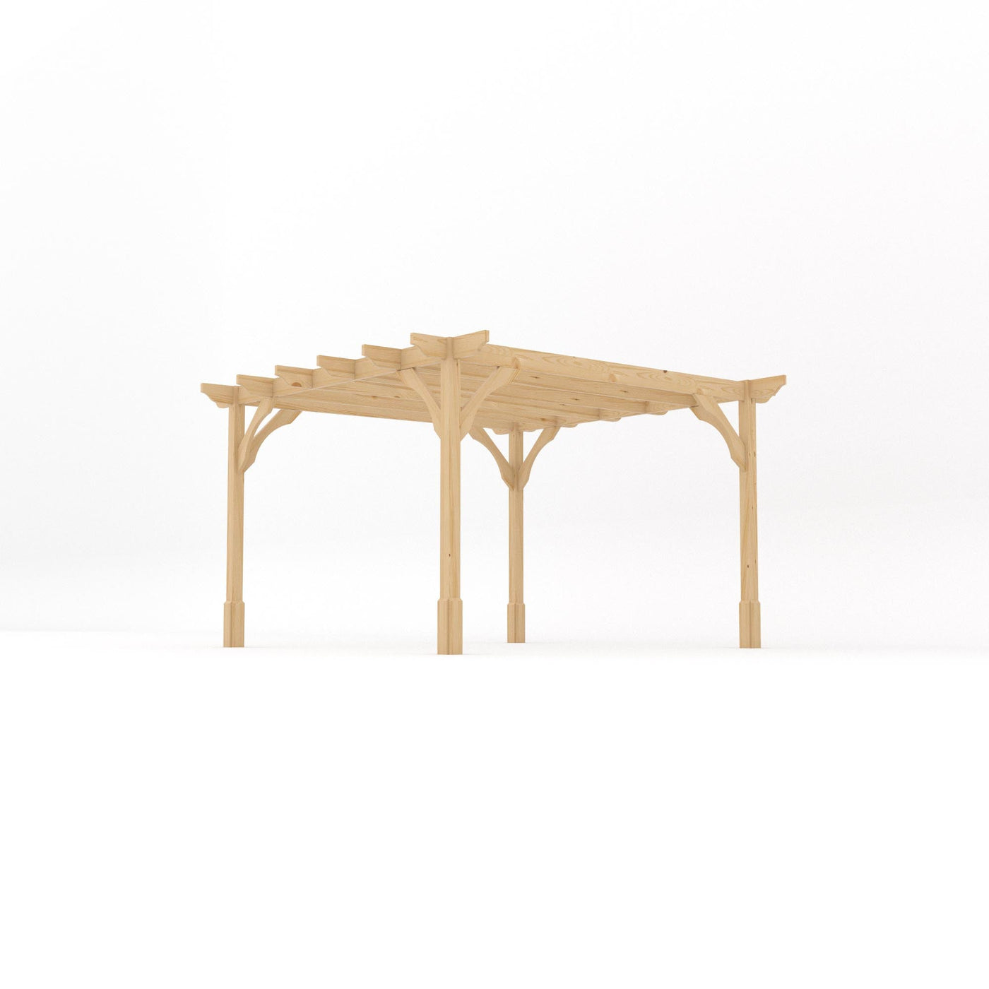 Freestanding Premium Pergola - Light Green - 3.6m Width x 3.6m Length - image 2