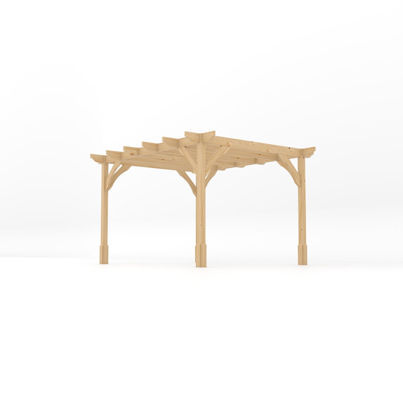 Freestanding Premium Pergola - Light Green - 3m Width x 3.6m Length - image 2
