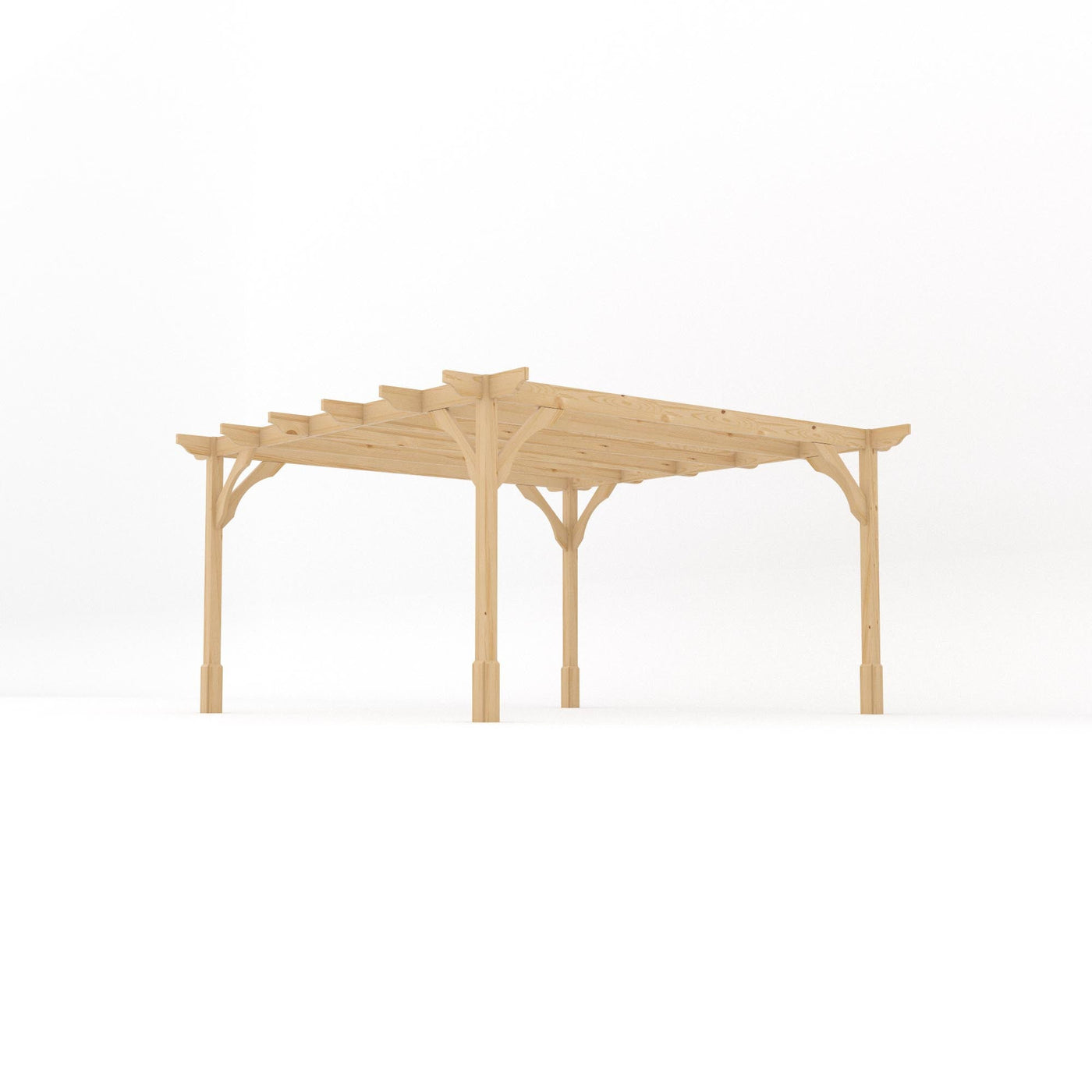 Freestanding Premium Pergola - Light Green - 4.2m Width x 4.2m Length - image 2