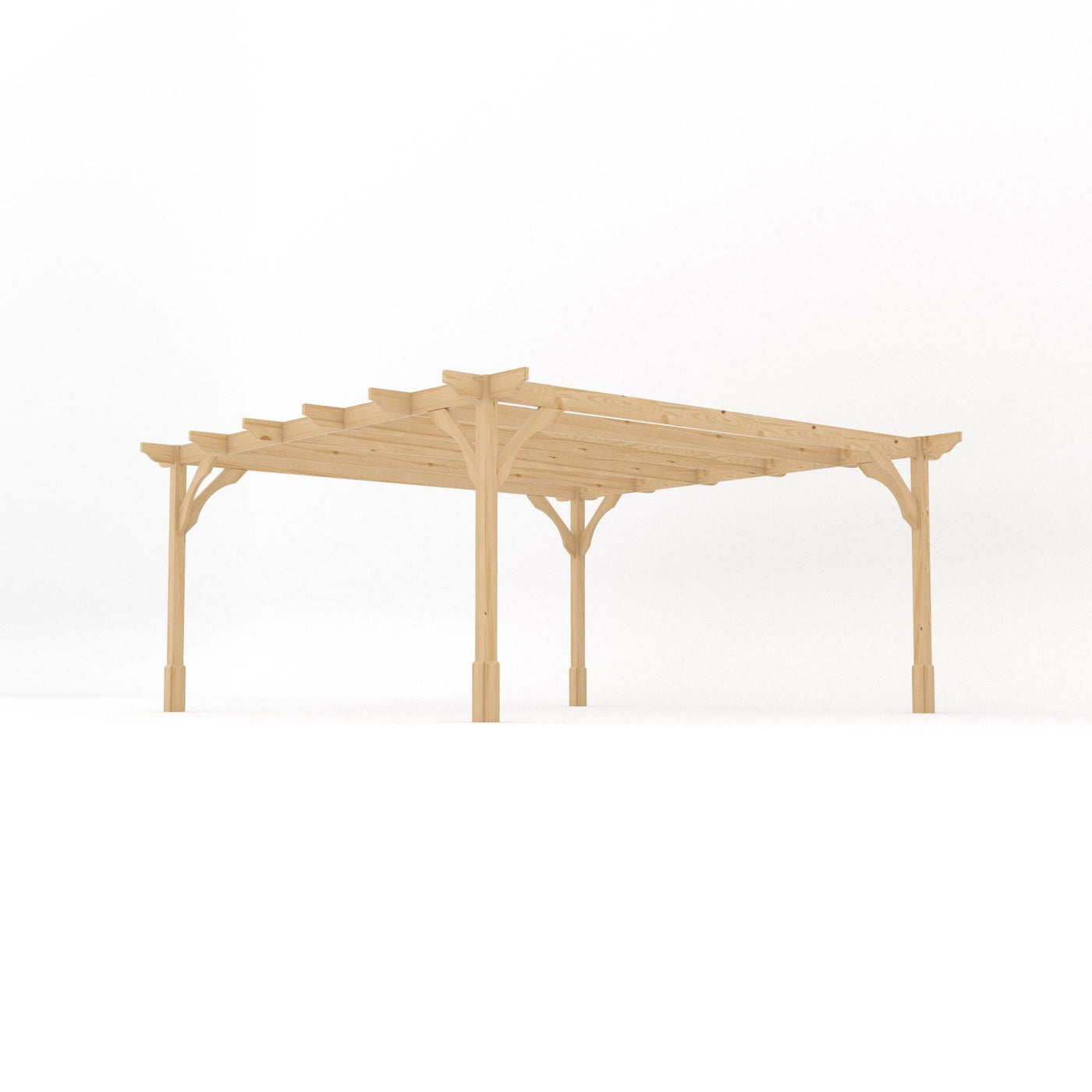Freestanding Premium Pergola - Light Green - 4.8m Width x 4.8m Length - image 2