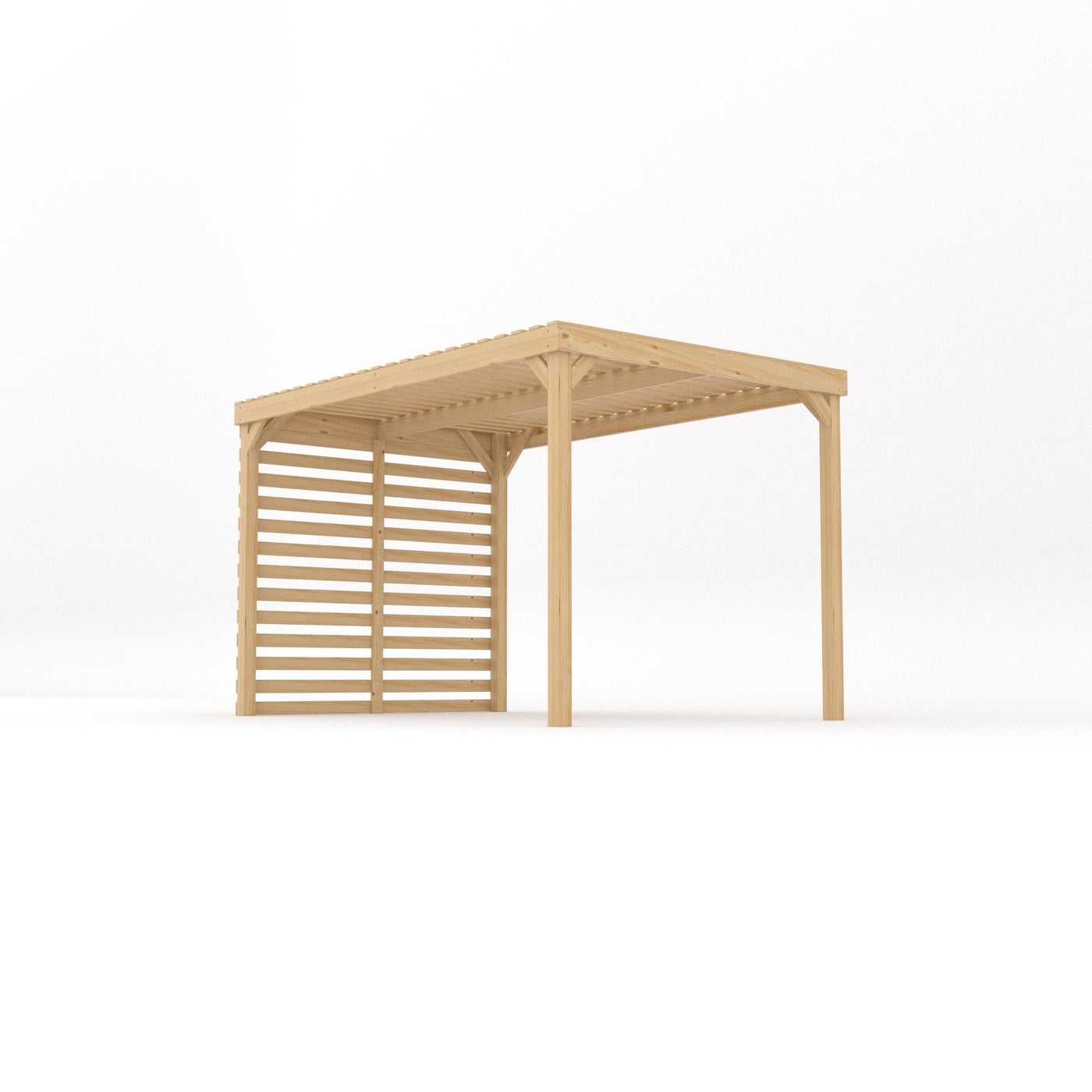 Freestanding Shade Pergola - Light Green - 2.4m Width x 3.6m Length - image 2