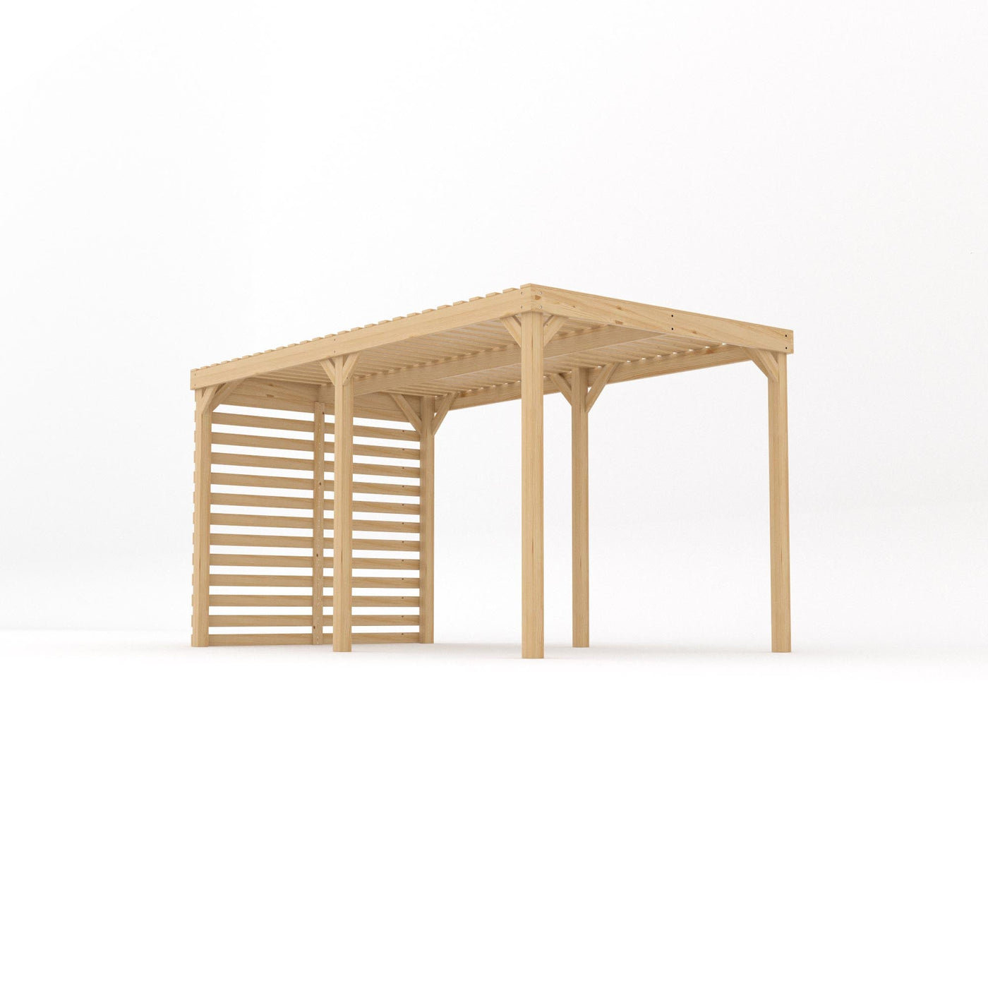 Freestanding Shade Pergola - Light Green - 2.4m Width x 4.2m Length - image 2