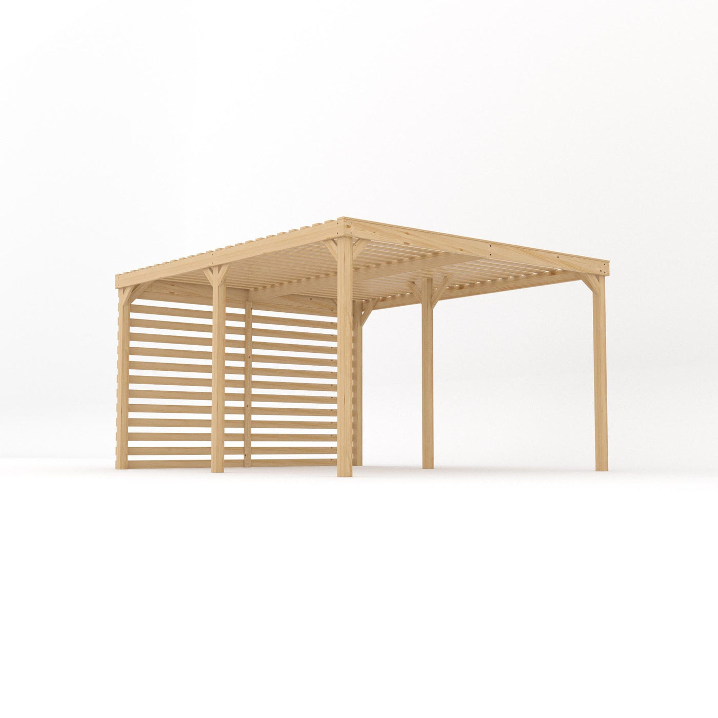 Freestanding Shade Pergola - Light Green - 3.6m Width x 4.2m Length - image 2