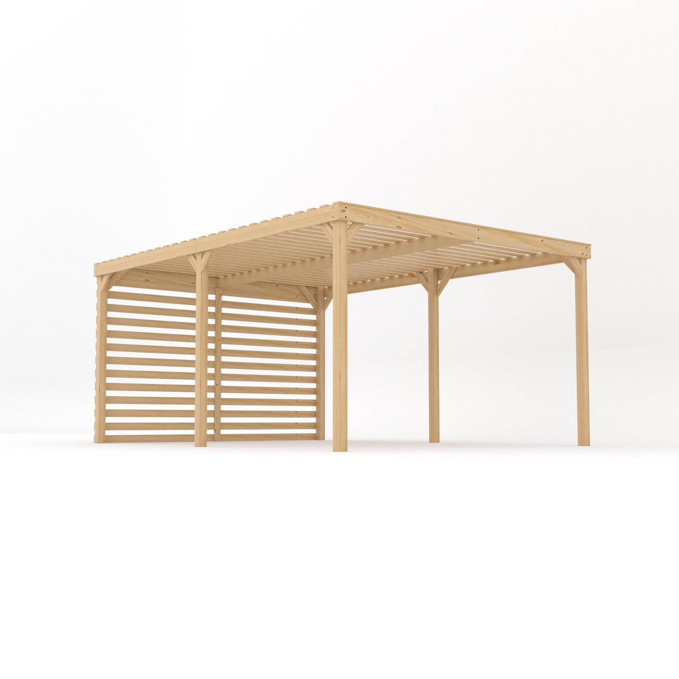 Freestanding Shade Pergola - Light Green - 3.6m Width x 4.8m Length - image 2