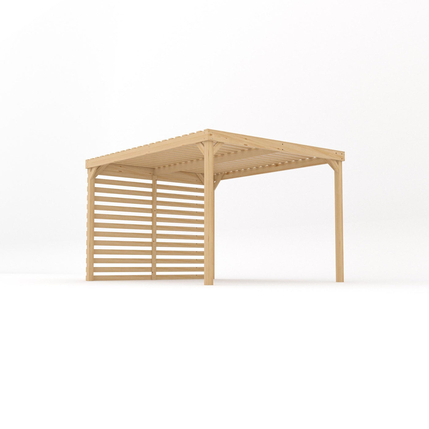 Freestanding Shade Pergola - Light Green - 3m Width x 3.6m Length - image 2