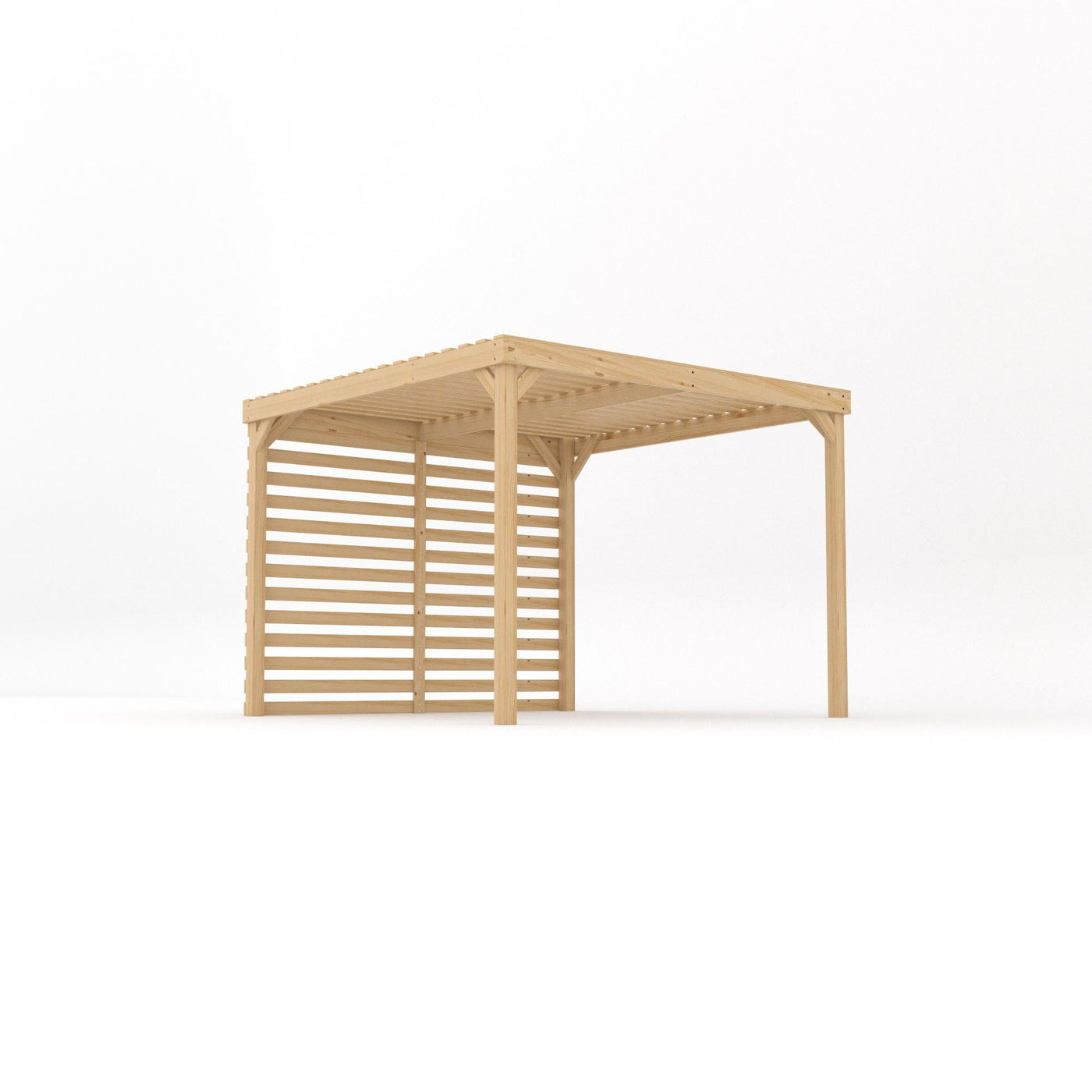 Freestanding Shade Pergola - Light Green - 3m Width x 3m Length - image 2