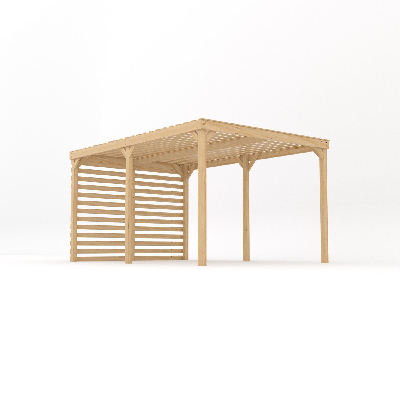 Freestanding Shade Pergola - Light Green - 3m Width x 4.2m Length - image 2