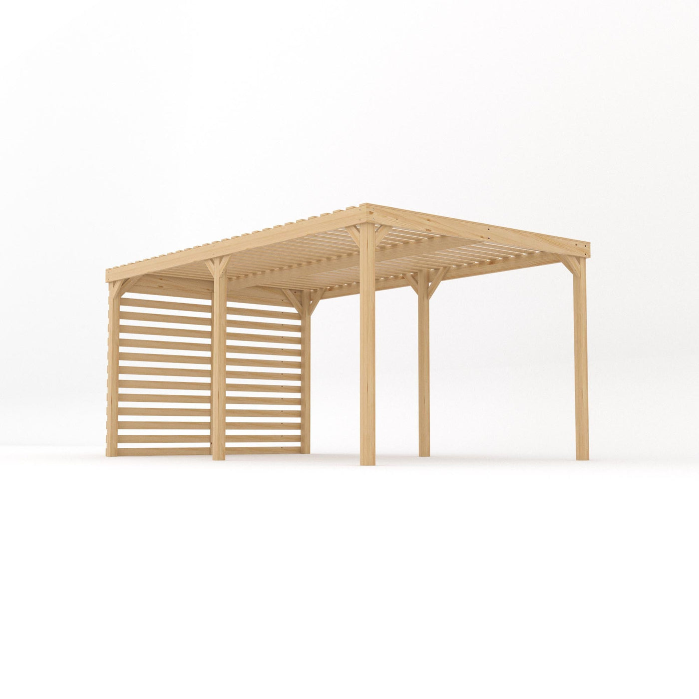 Freestanding Shade Pergola - Light Green - 3m Width x 4.8m Length - image 2