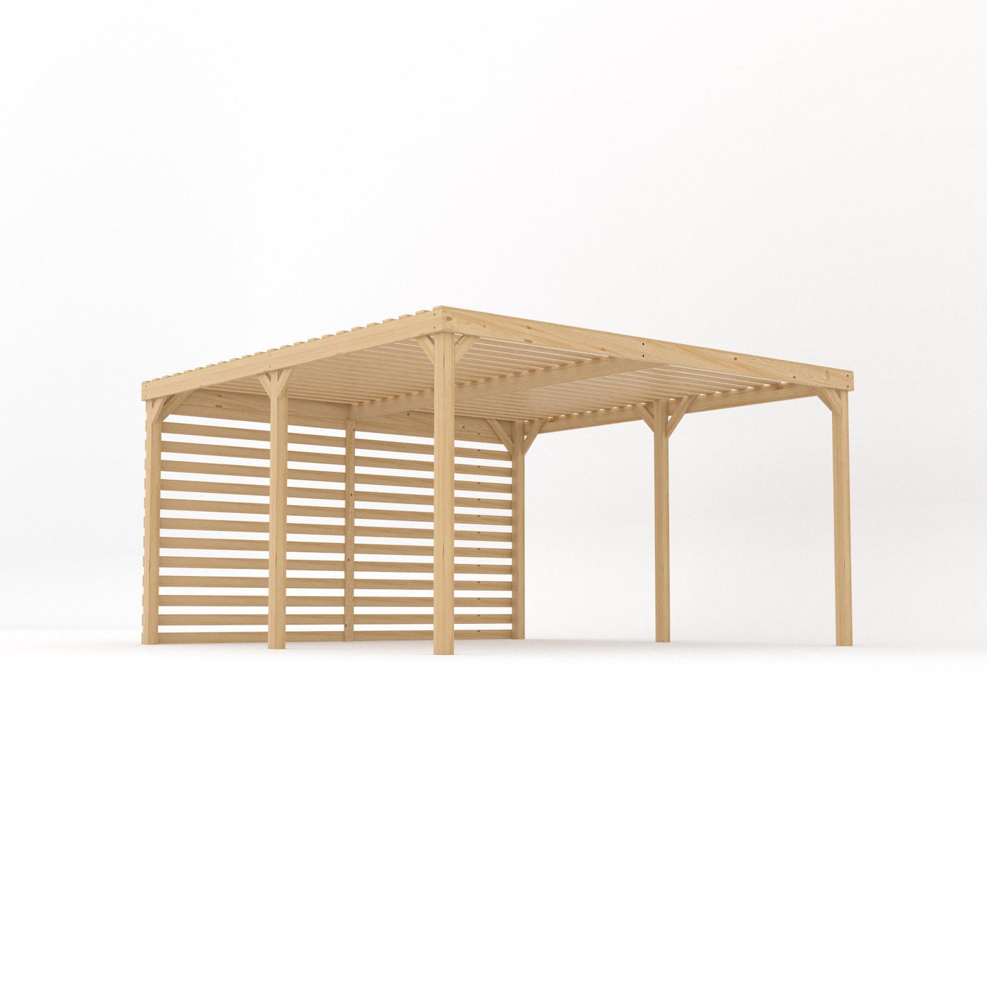 Freestanding Shade Pergola - Light Green - 4.2m Width x 4.2m Length - image 2