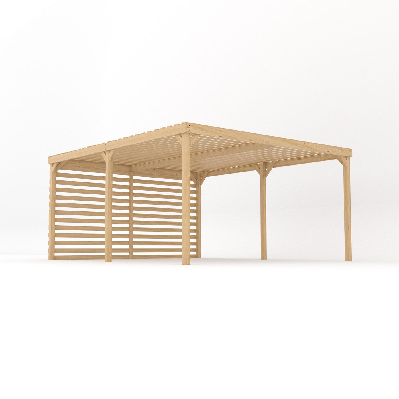 Freestanding Shade Pergola - Light Green - 4.2m Width x 4.8m Length - image 2