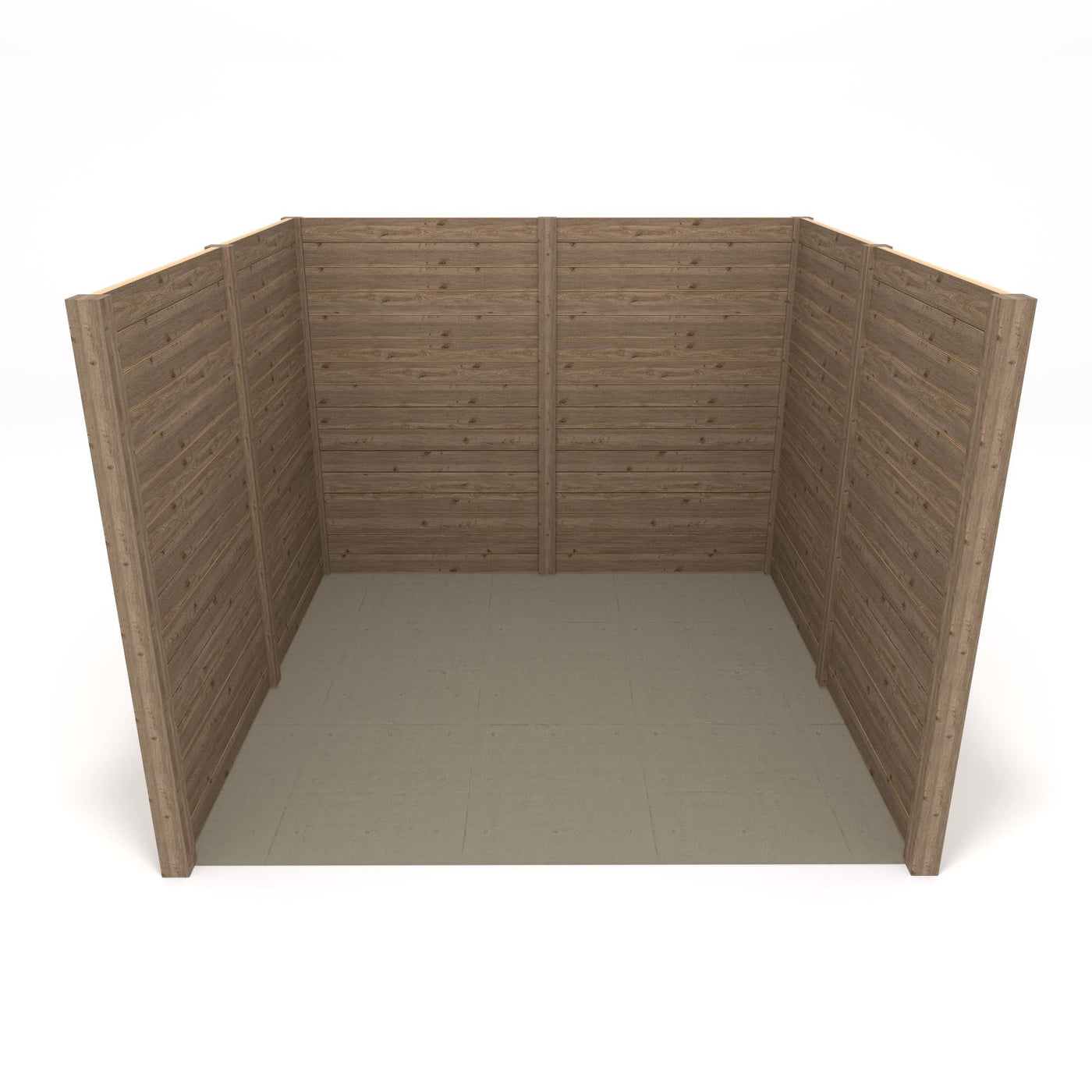 Freestanding Garden Pergola - Rustic Brown - 4.8m Width x 6.6m Length - image 10